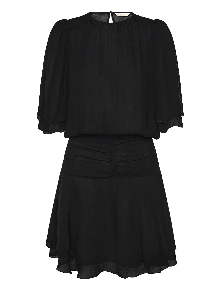 by Ti Mo - Chiffon Mini Dress - kurze kleider - 099 - black - 0