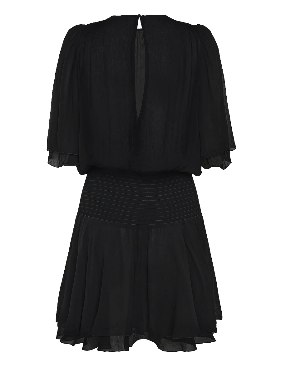 by Ti Mo - Chiffon Mini Dress - kurze kleider - 099 - black - 1