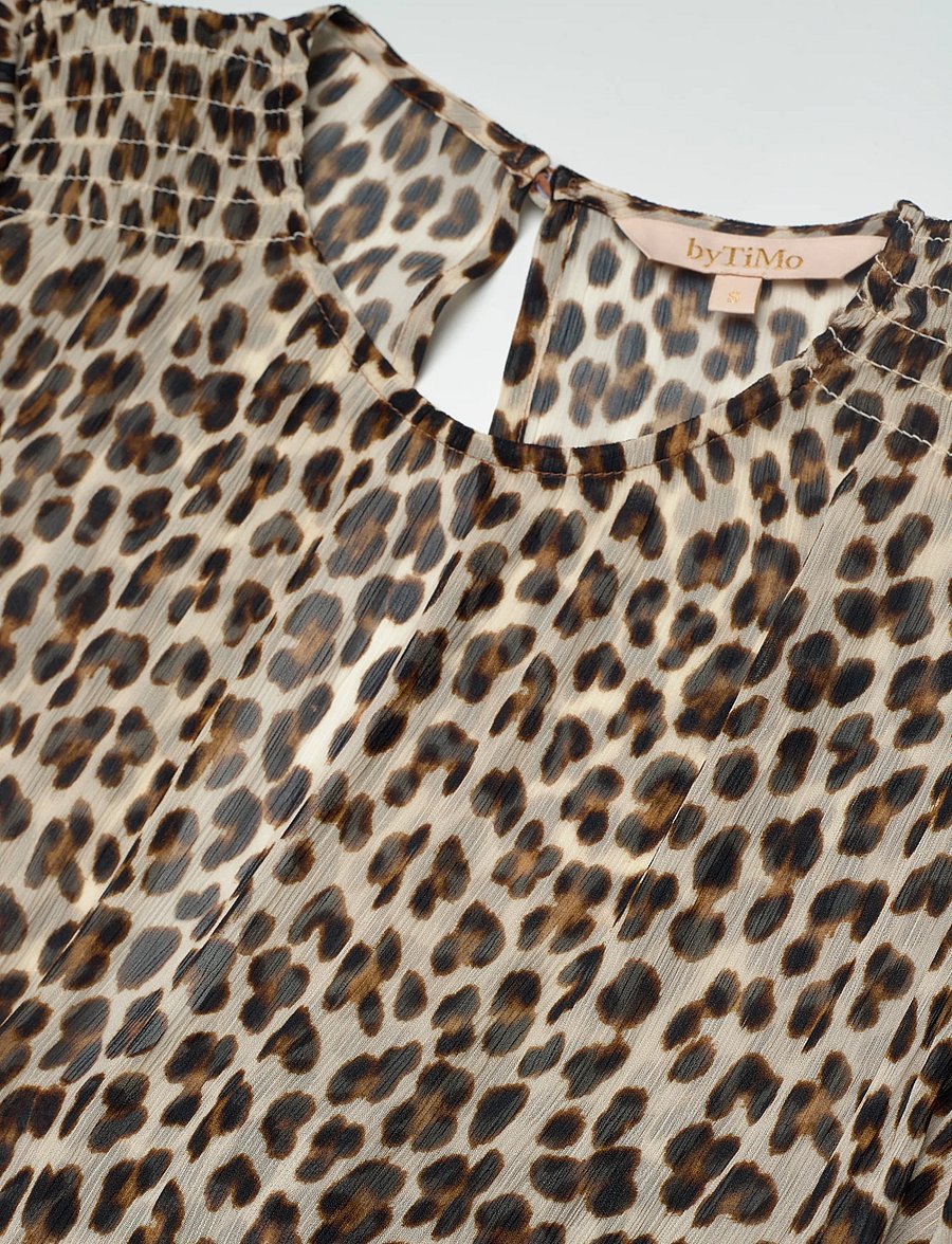 by Ti Mo - Chiffon Mini Dress - kurze kleider - 844 - wilderness - 2
