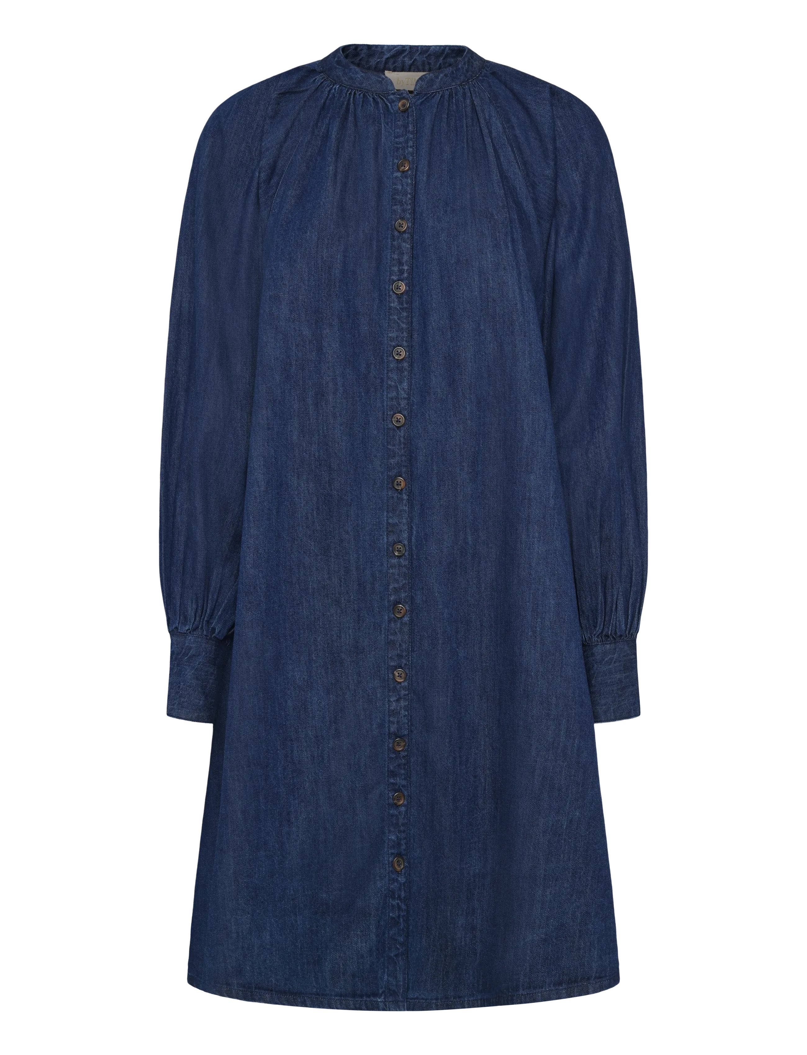 by Ti Mo - Denim Shift Dress - jeanskleider - 091 - denim blue - 1