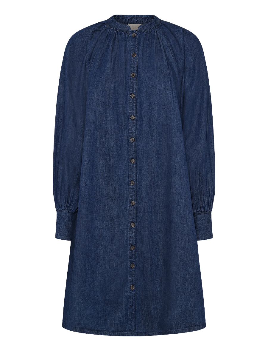 by Ti Mo - Denim Shift Dress - jeanskleider - 091 - denim blue - 1