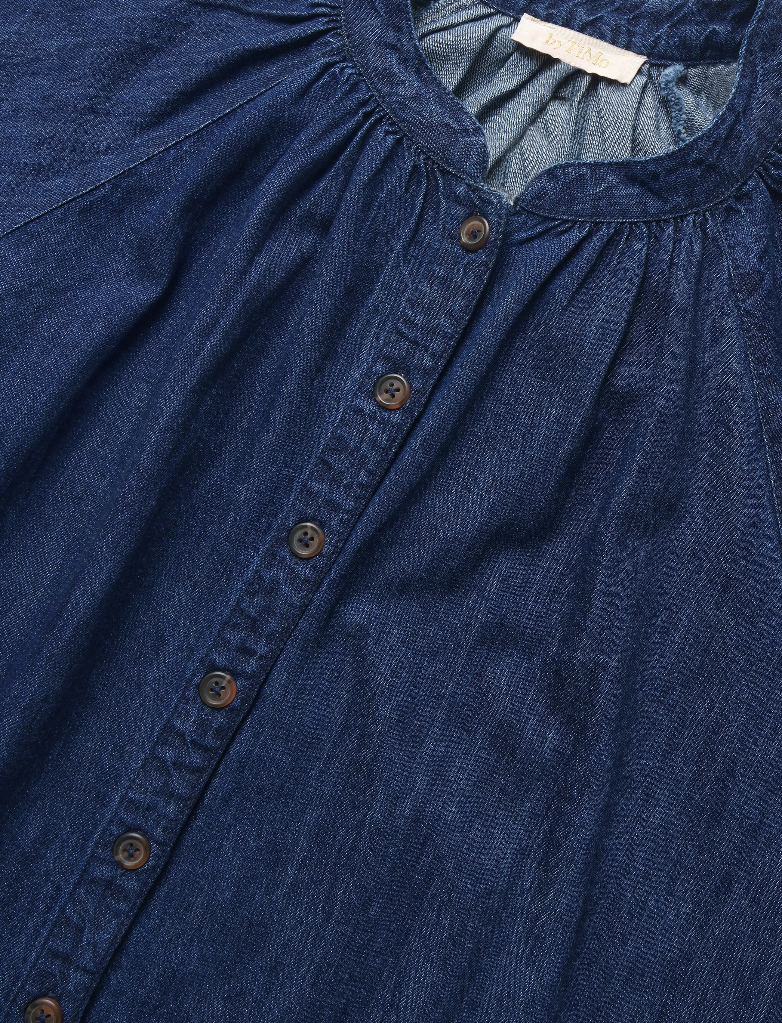 by Ti Mo - Denim Shift Dress - jeanskleider - 091 - denim blue - 5