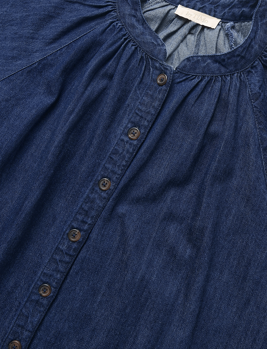 by Ti Mo - Denim Shift Dress - jeanskleider - 091 - denim blue - 5