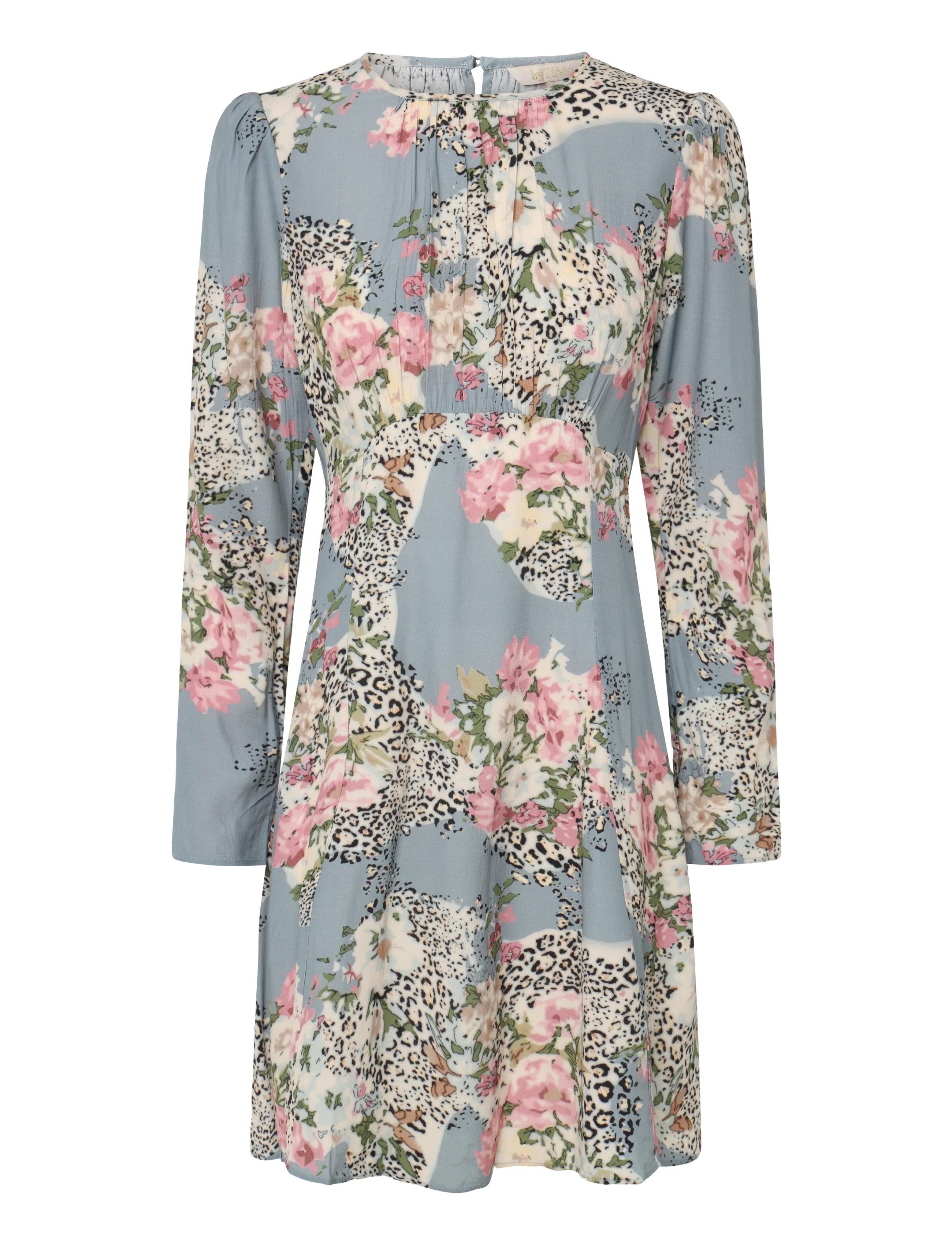 by Ti Mo - Viscose Mini Dress - kurze kleider - 838 - wild bloom - 1