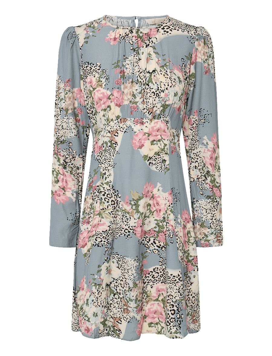 by Ti Mo - Viscose Mini Dress - kurze kleider - 838 - wild bloom - 1