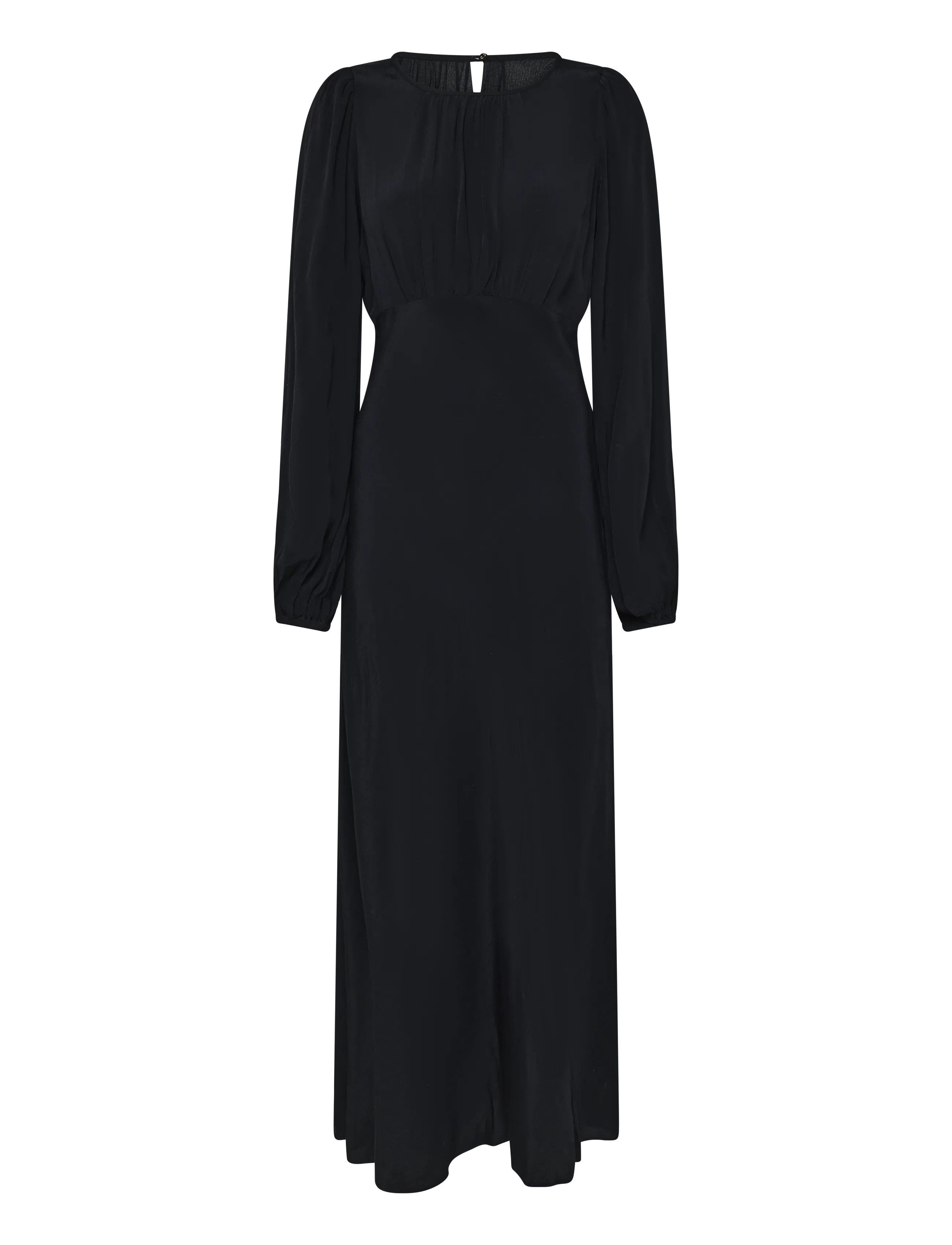 by Ti Mo Viscose Maxi Dress - Kläder - 099 - BLACK / black