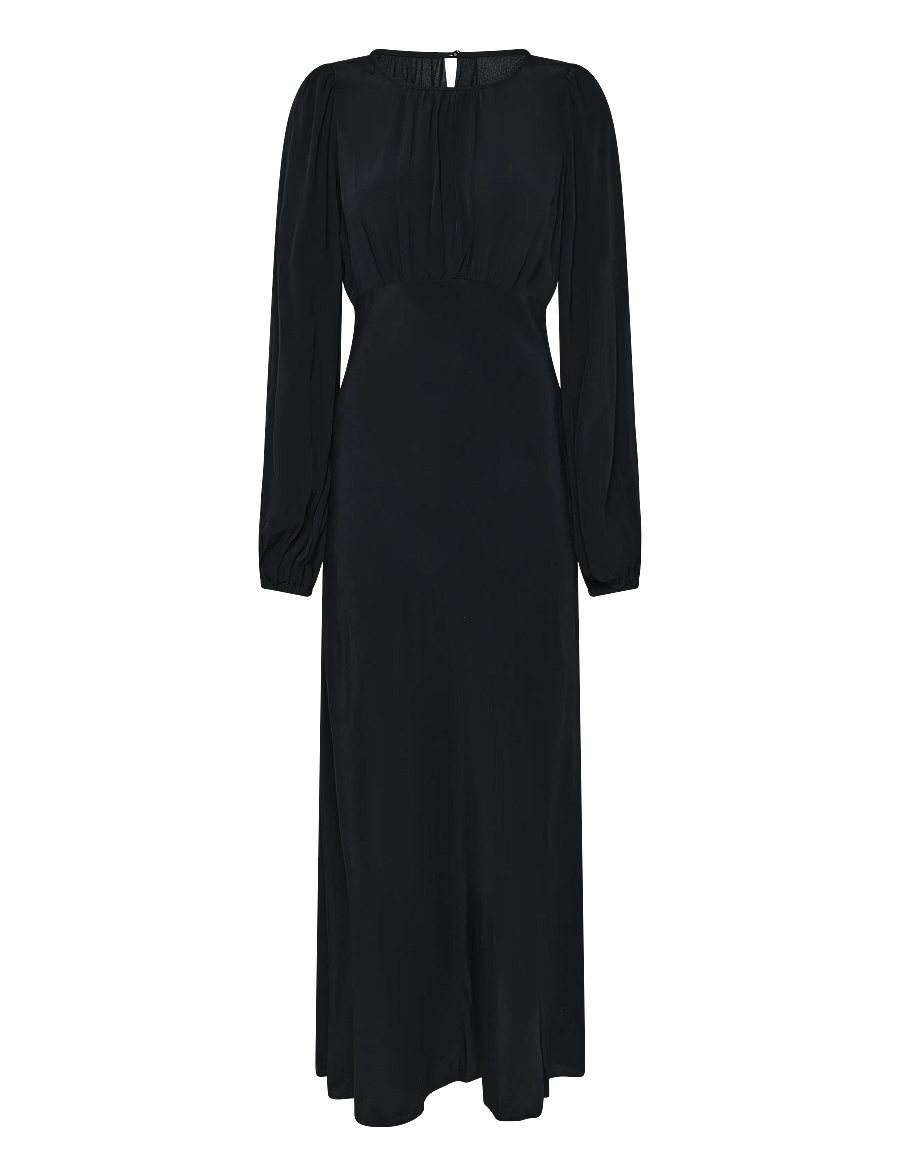 by Ti Mo - Viscose Maxi Dress - maxiklänningar - 099 - black - 0