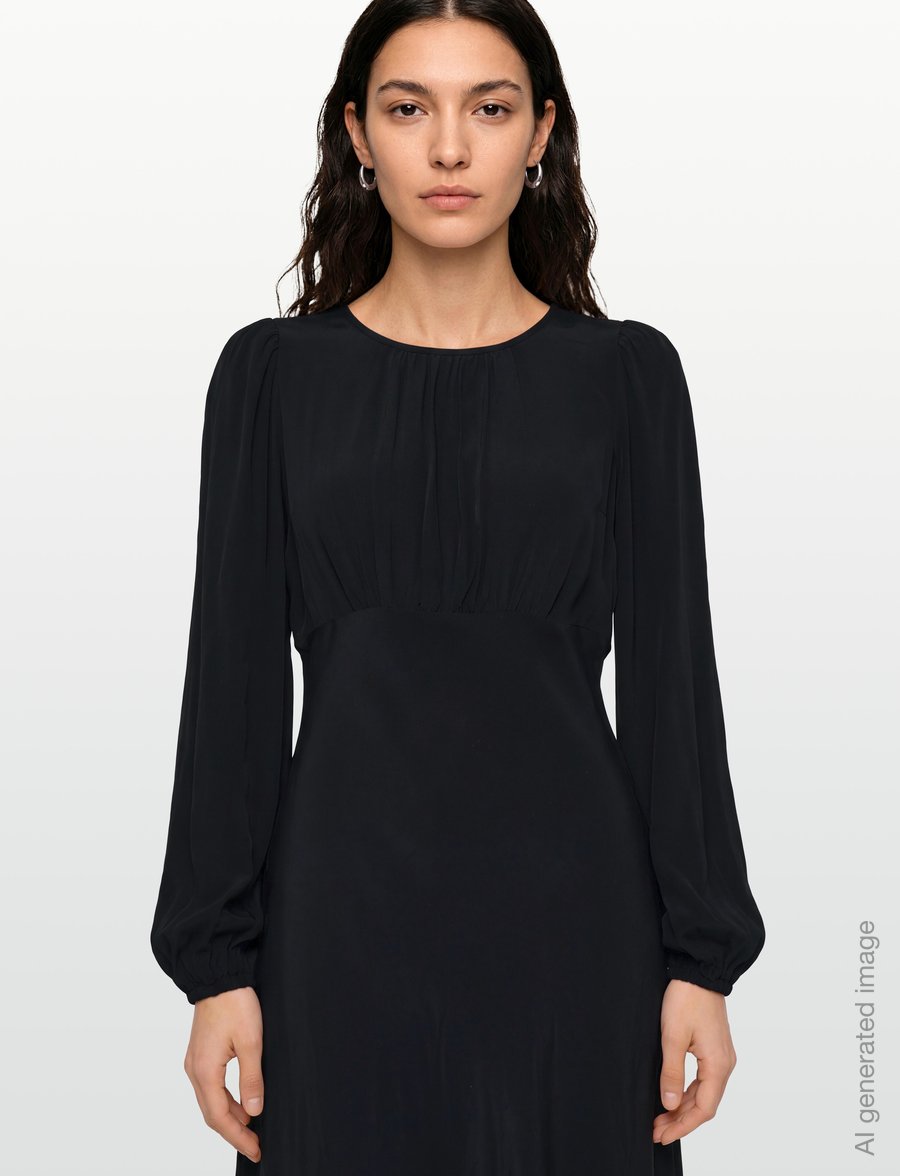 by Ti Mo - Viscose Maxi Dress - maxi kjoler - 099 - black - 3