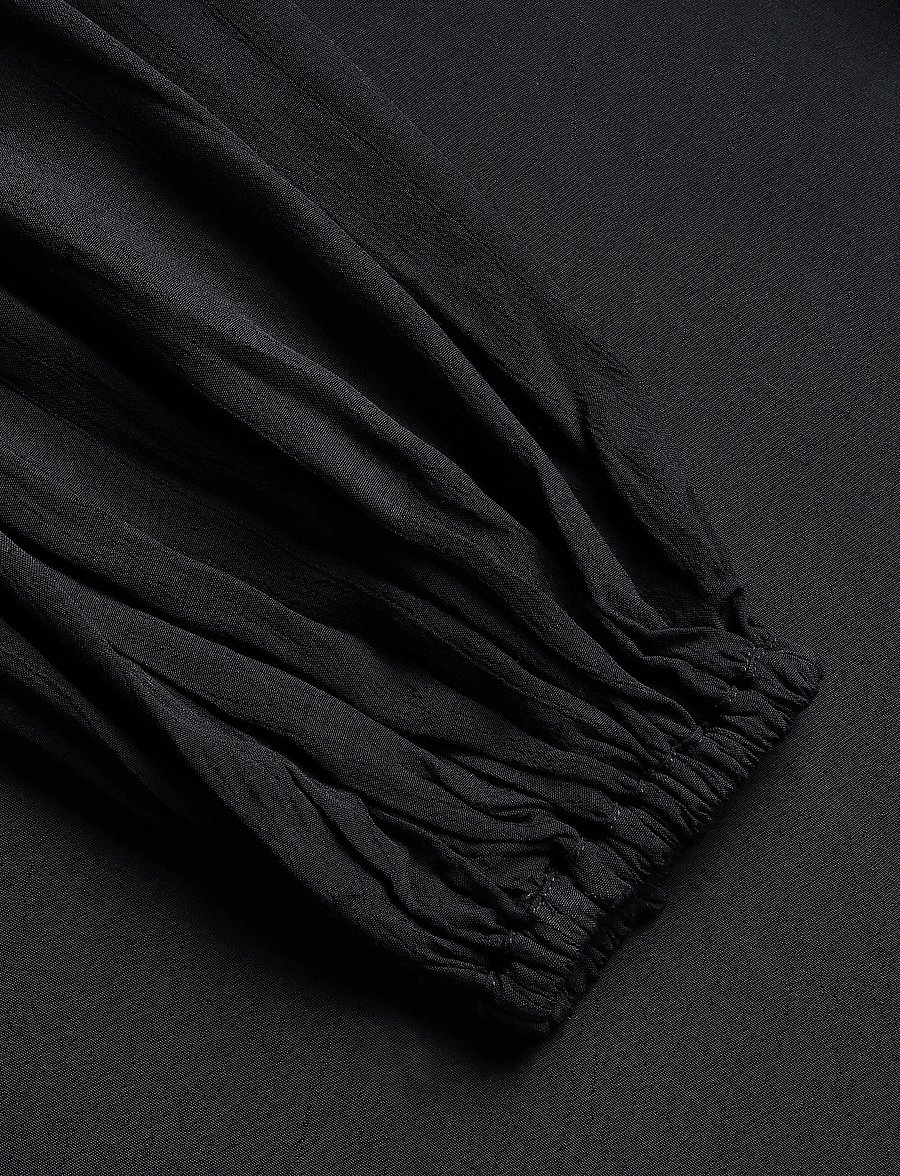 by Ti Mo - Viscose Maxi Dress - maxiklänningar - 099 - black - 3