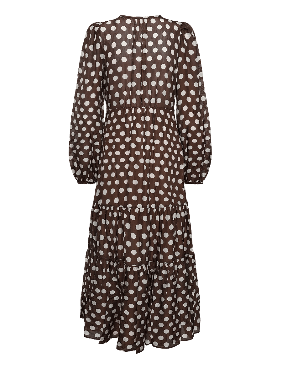 by Ti Mo - Striped Organza Midi Dress - midikleider - 854 - dots - 1