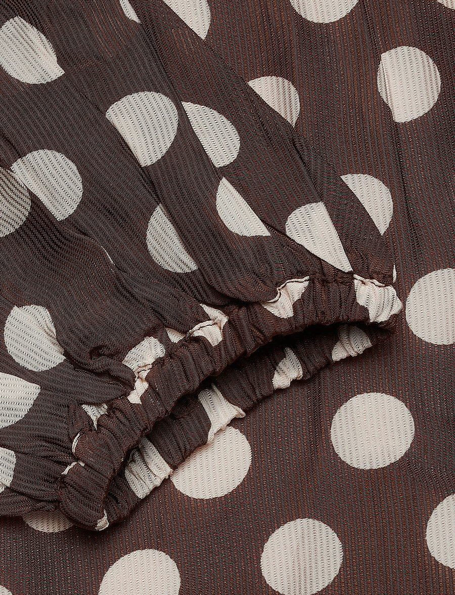by Ti Mo - Striped Organza Midi Dress - midikleider - 854 - dots - 3