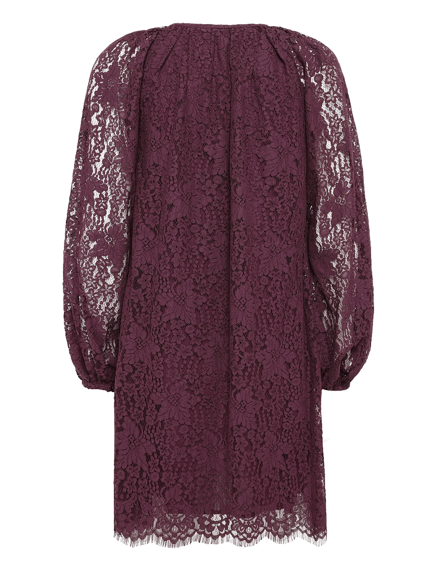 by Ti Mo - Lace Shift Dress - pitskleidid - 043 - burgundy - 2
