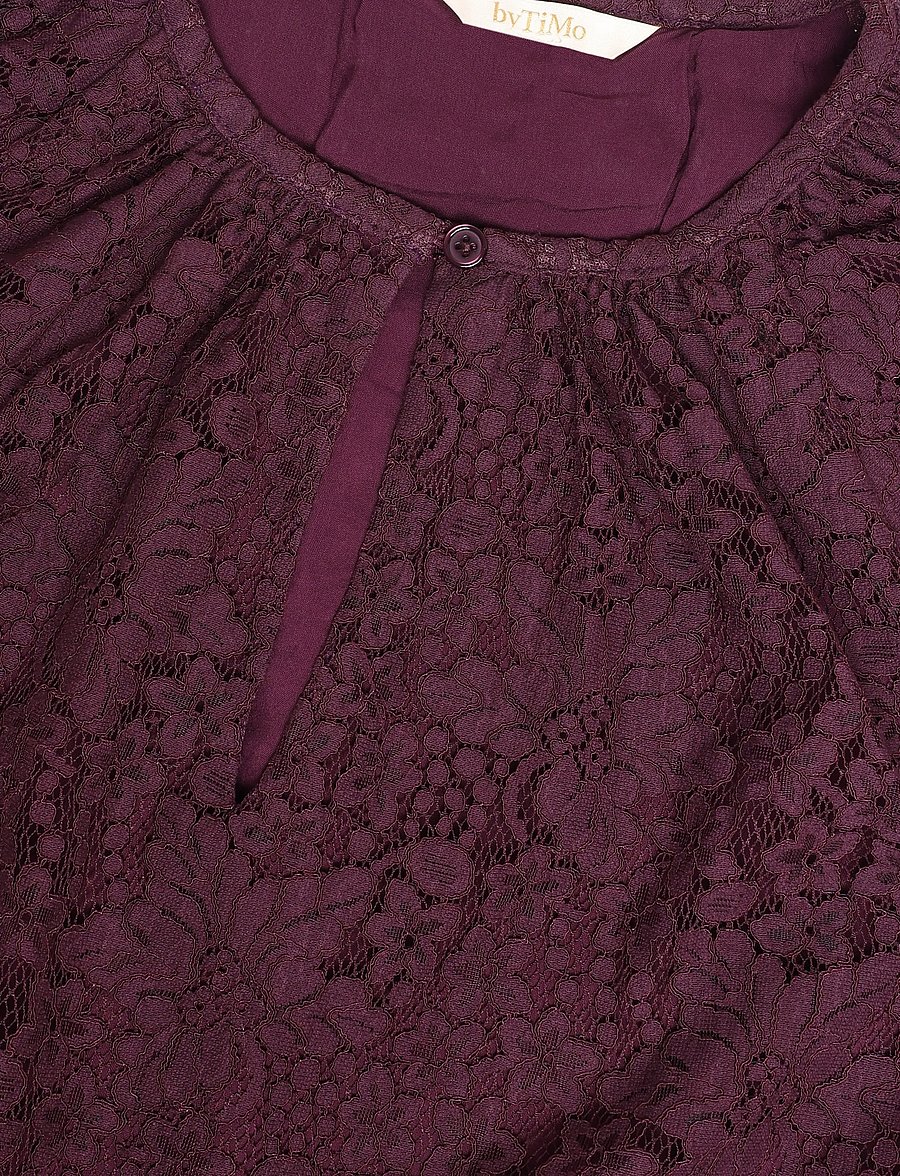 by Ti Mo - Lace Shift Dress - pitskleidid - 043 - burgundy - 4