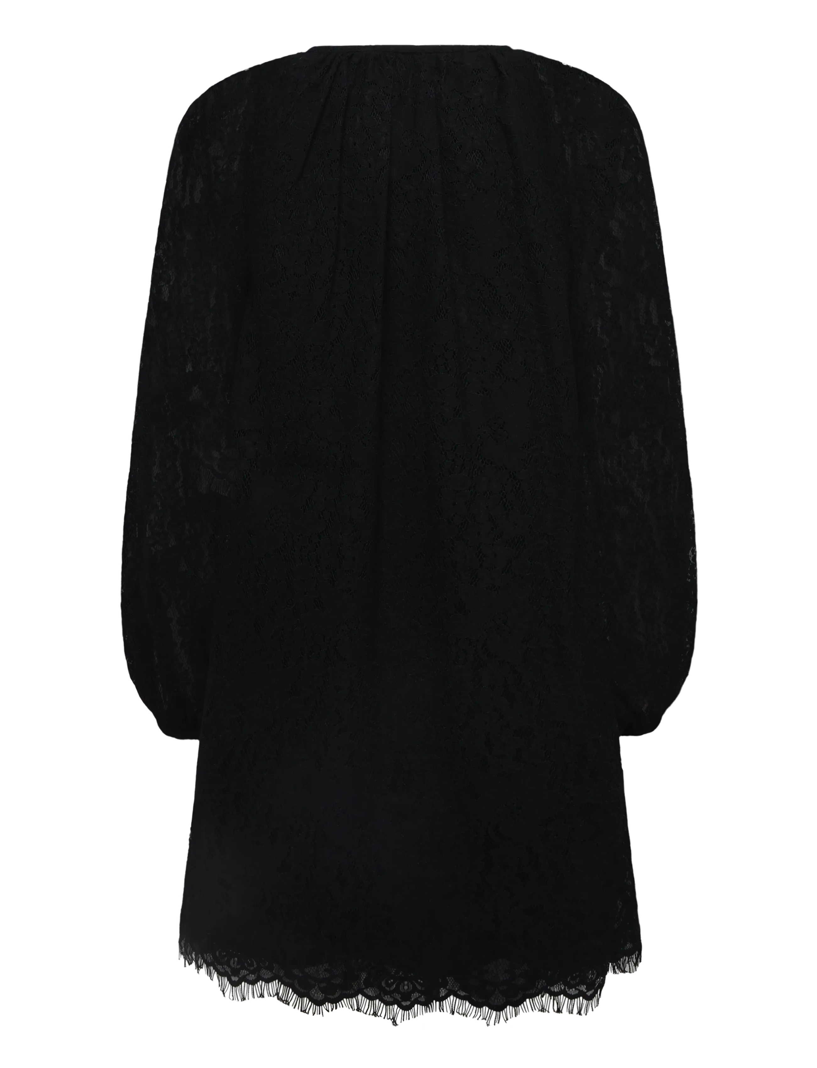 by Ti Mo - Lace Shift Dress - spetsklänningar - 099 - black - 1