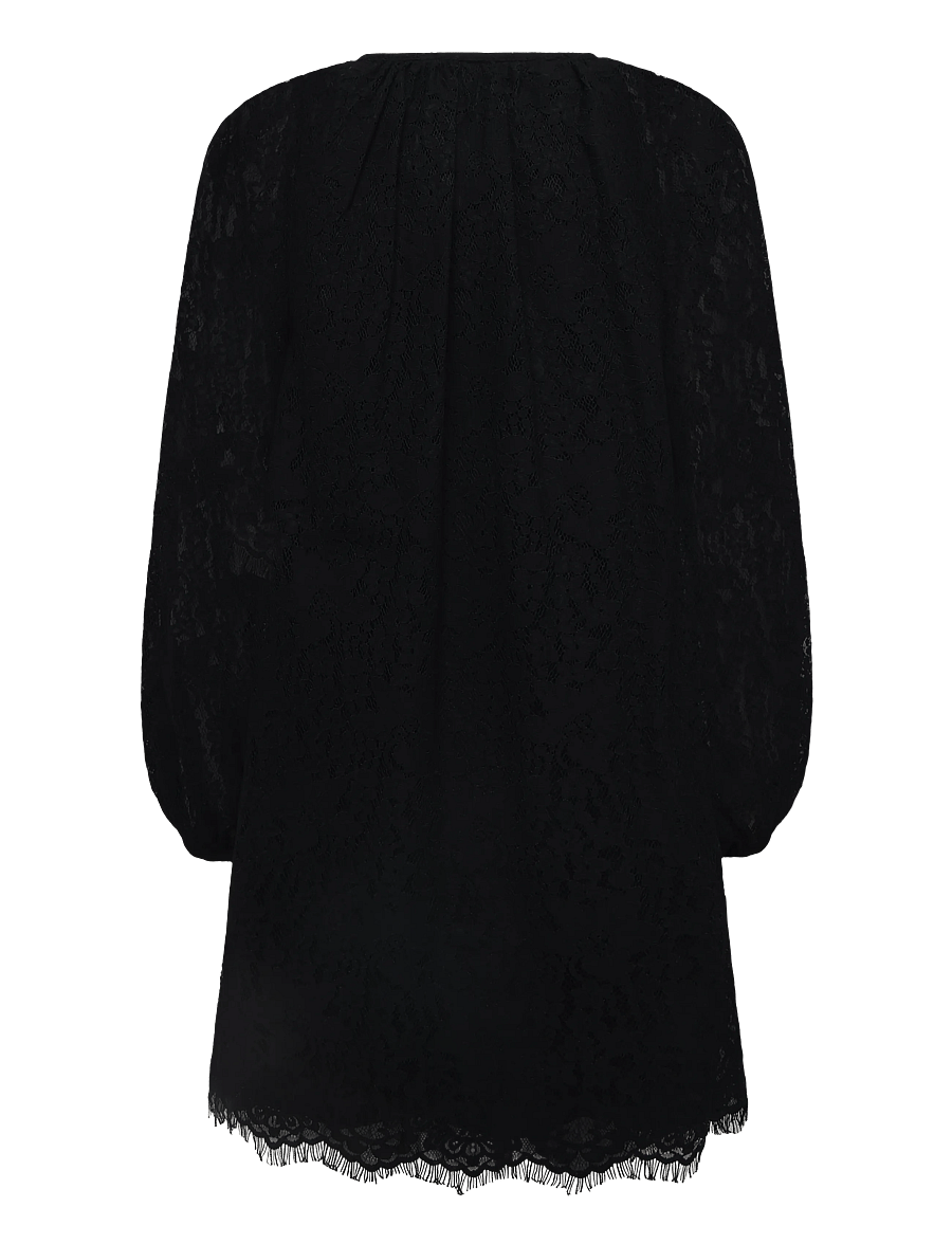 by Ti Mo - Lace Shift Dress - spetsklänningar - 099 - black - 1