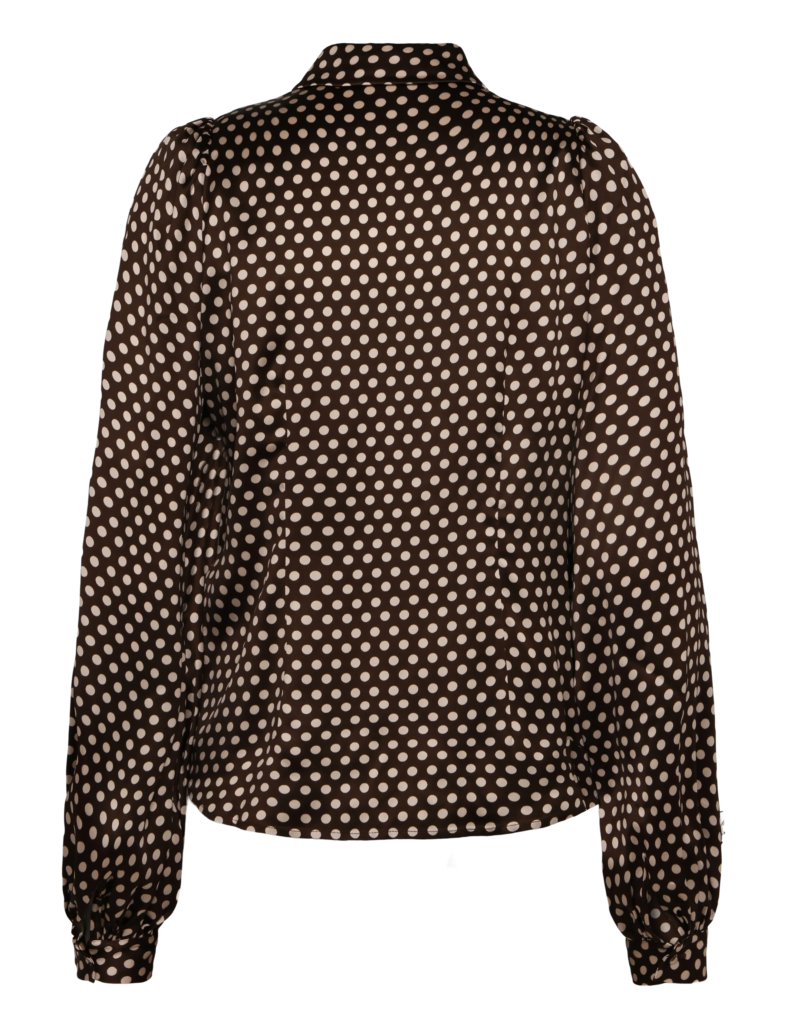 by Ti Mo - Satin Shirt - langärmlige hemden - 862 - blush dots - 2