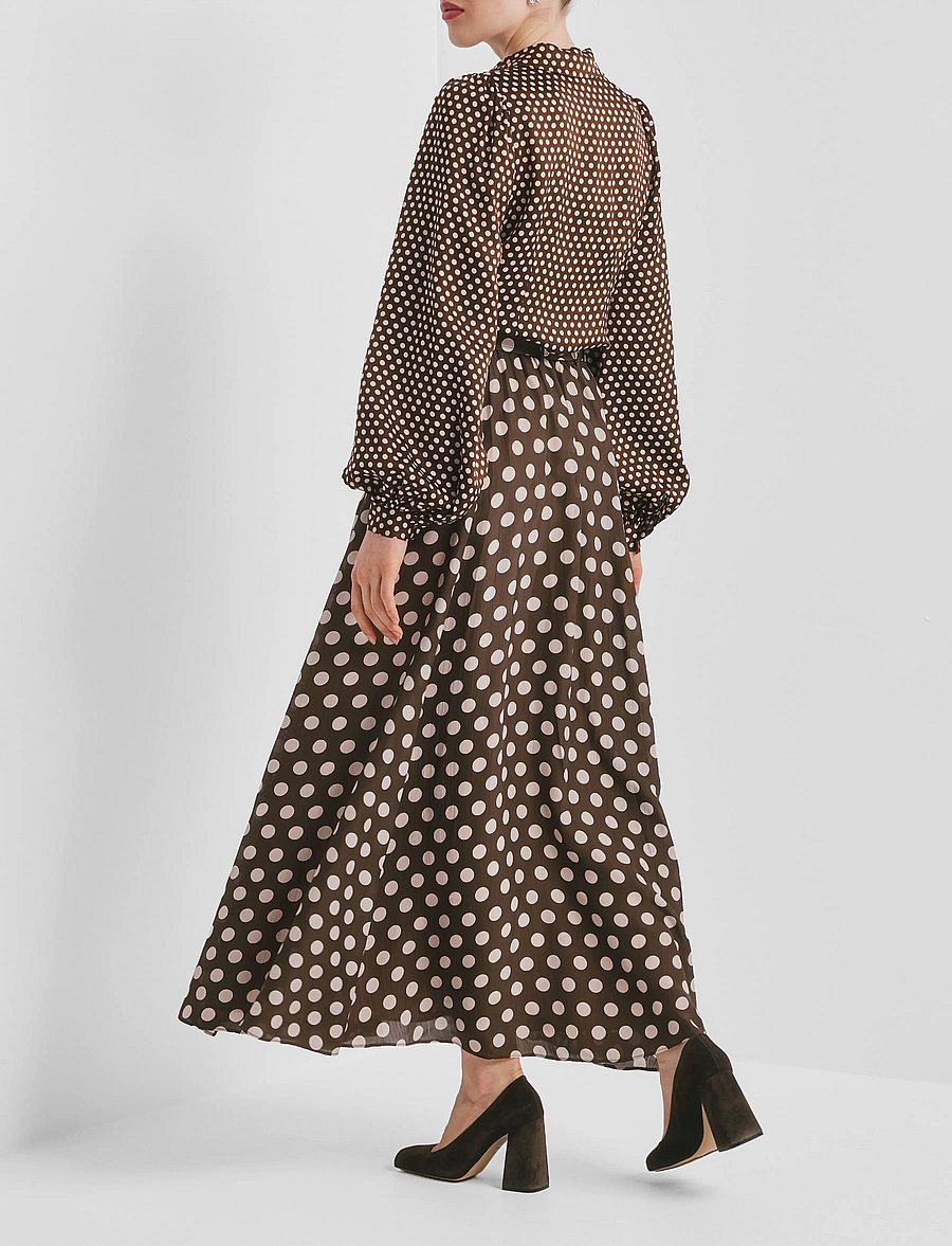 by Ti Mo - Satin Shirt - langärmlige hemden - 862 - blush dots - 3