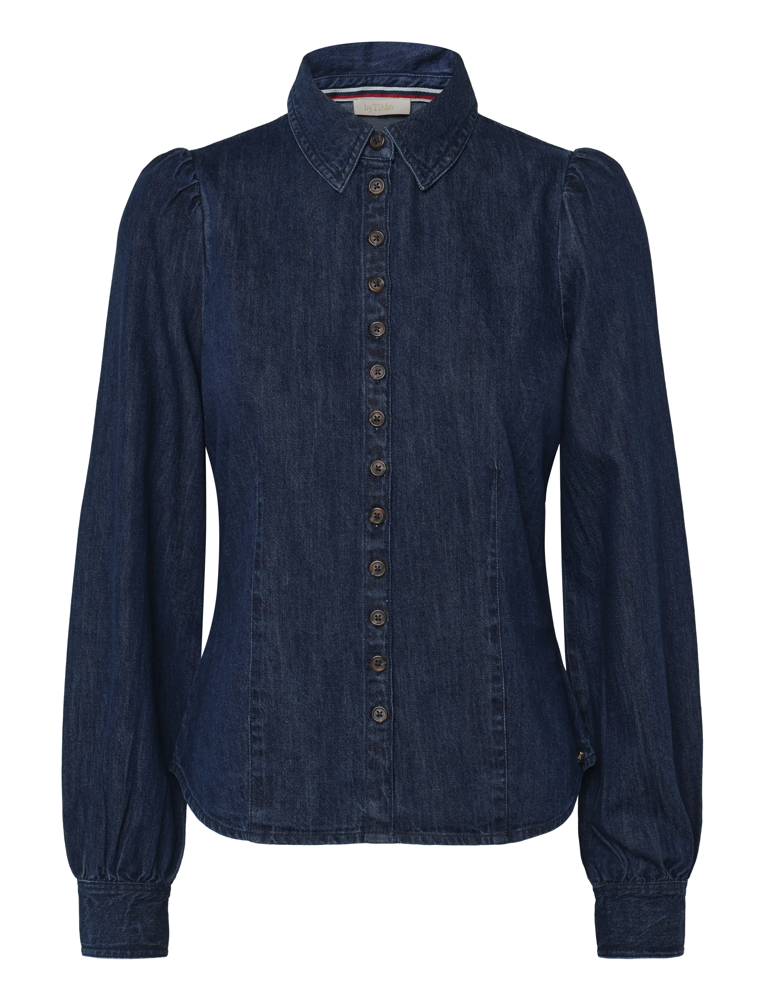 by Ti Mo Denim Shirt - Blouses - 091 - DENIM BLUE / navy