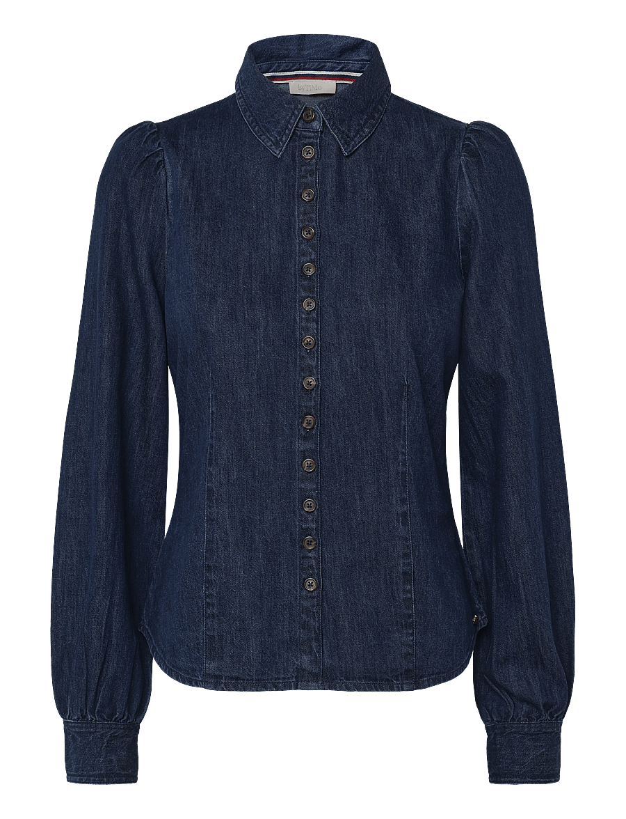by Ti Mo - Denim Shirt - jeanshemden - 091 - denim blue - 0