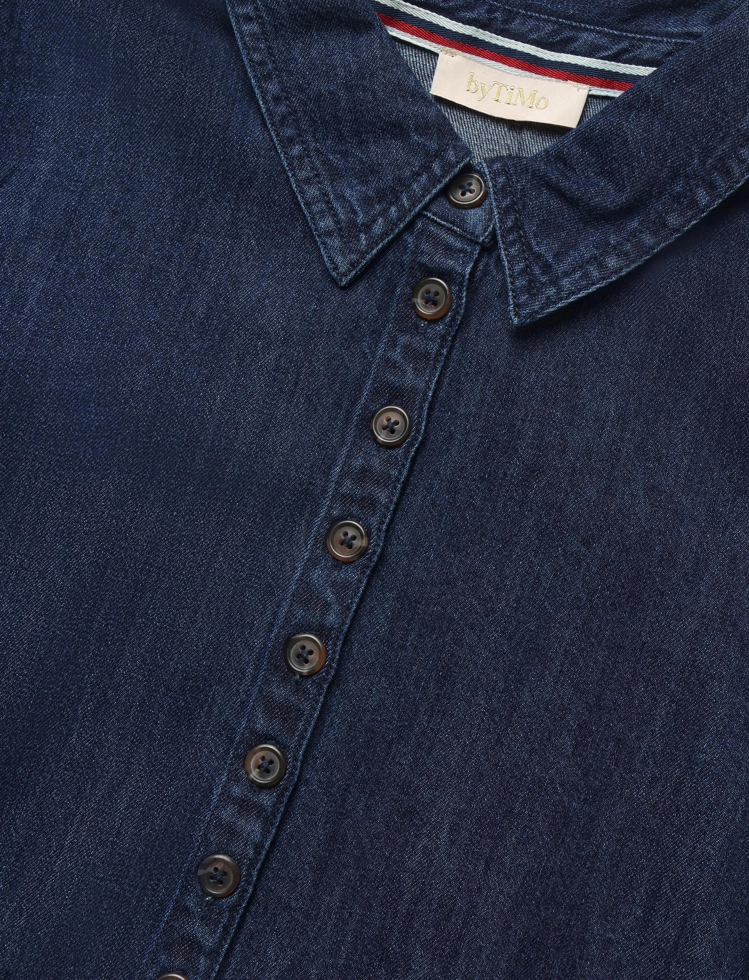 by Ti Mo - Denim Shirt - denim shirts - 091 - denim blue - 2