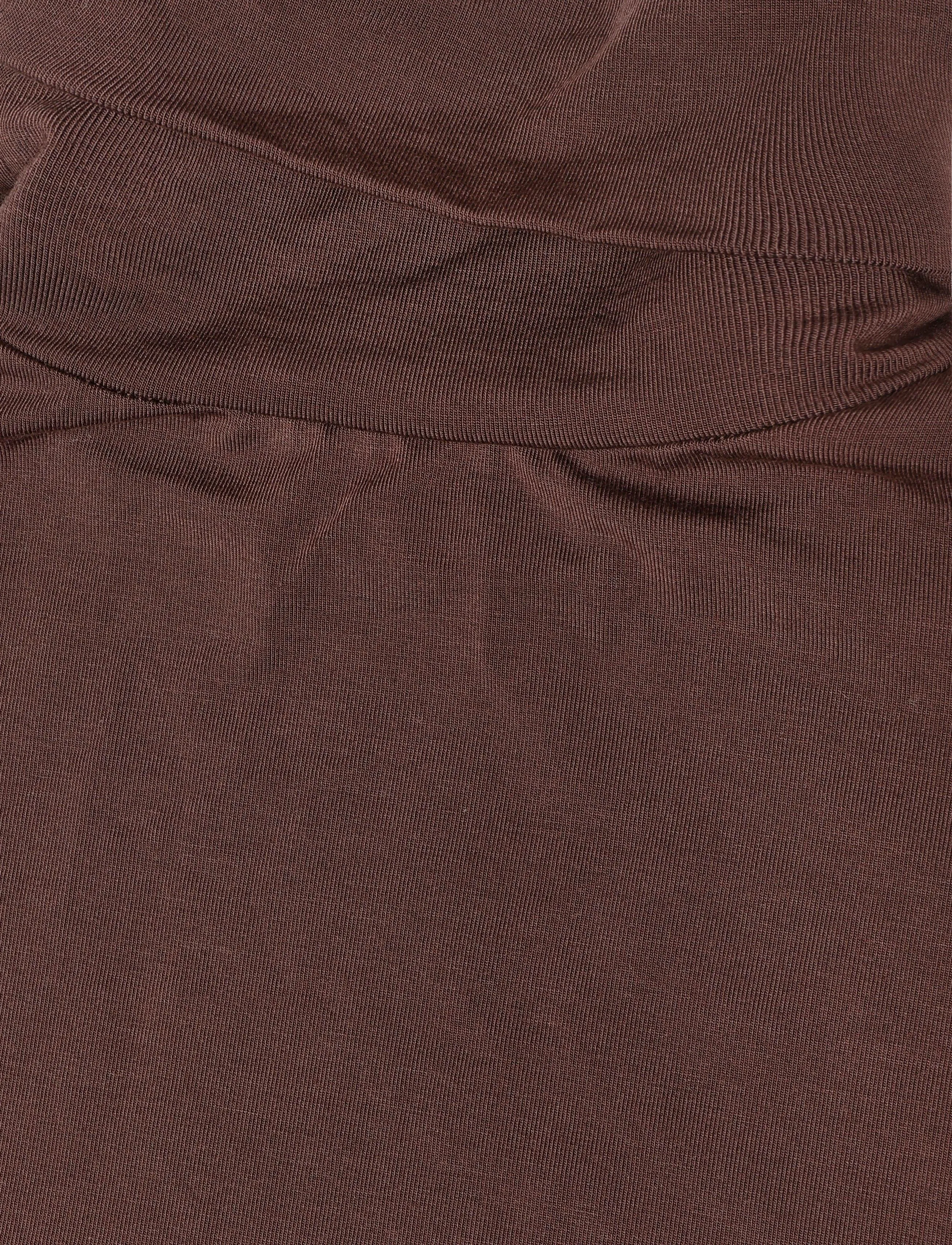 by Ti Mo - Jersey Turtleneck - 008 - brown - 2