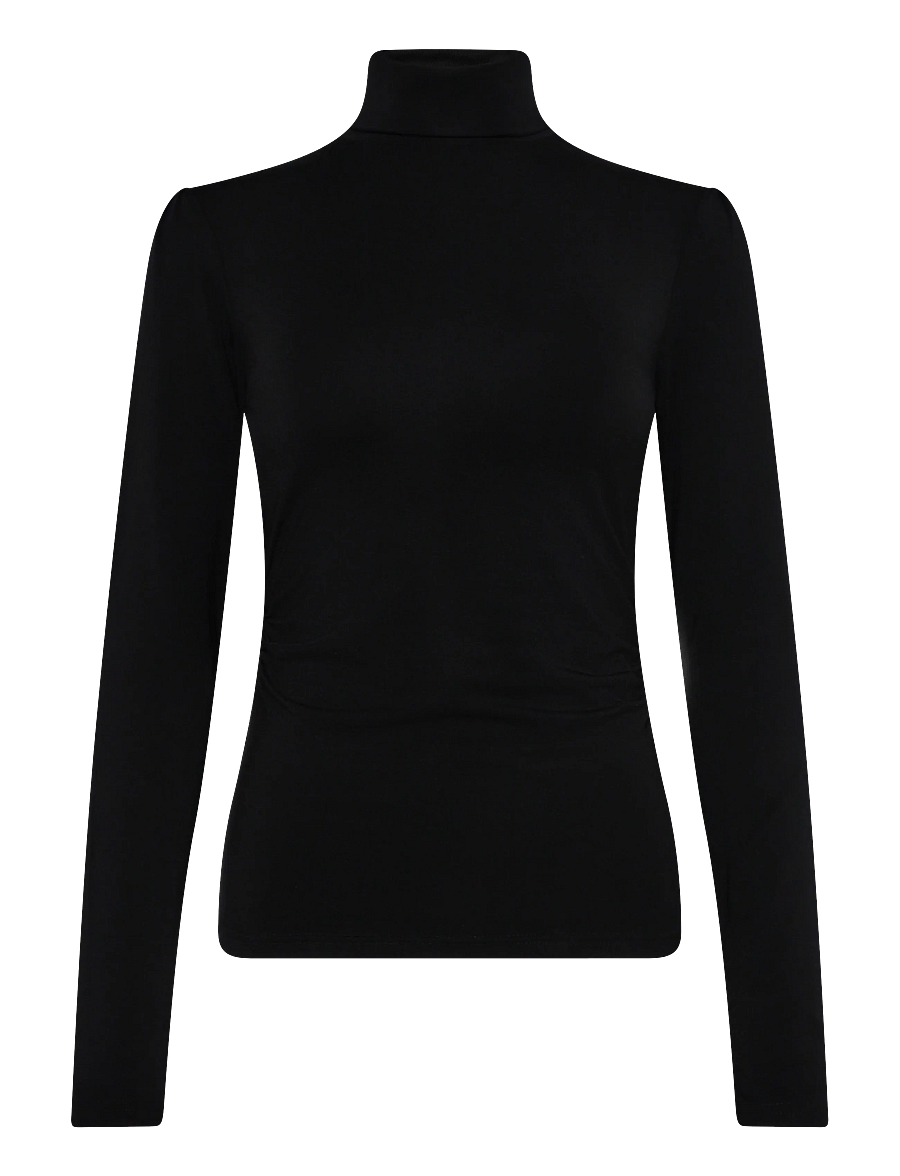 by Ti Mo - Jersey Turtleneck - rollkragenpullover - 099 - black - 1
