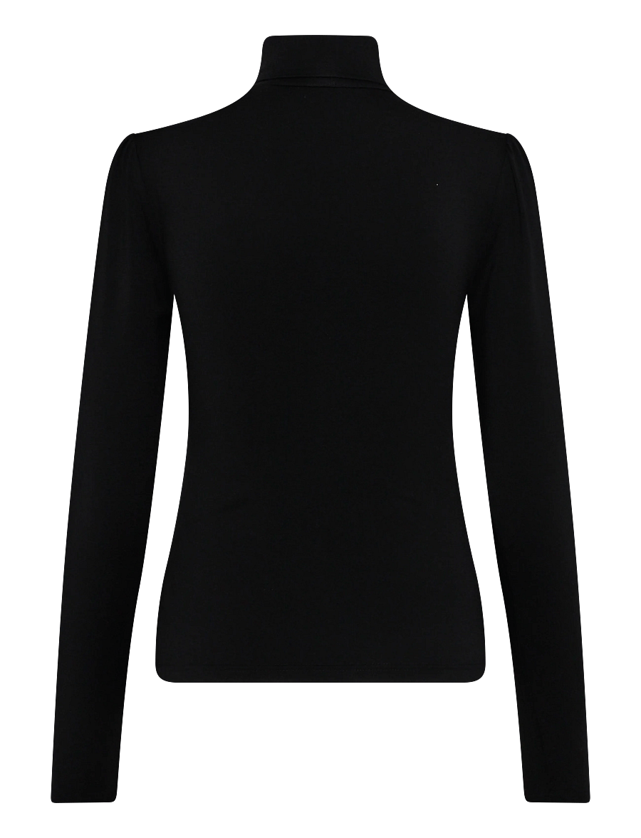 by Ti Mo - Jersey Turtleneck - rollkragenpullover - 099 - black - 2