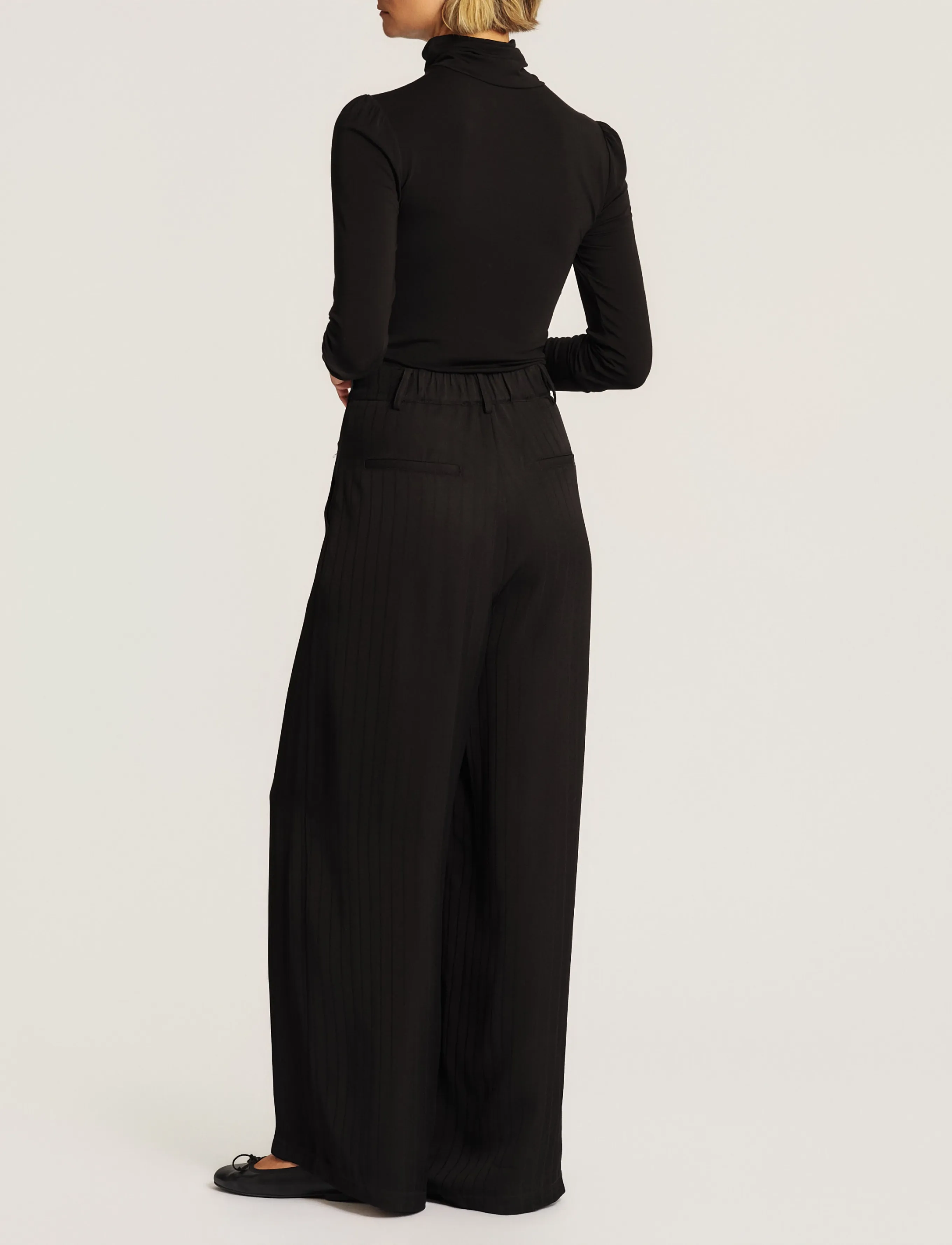 by Ti Mo - Jersey Turtleneck - rollkragenpullover - 099 - black - 4