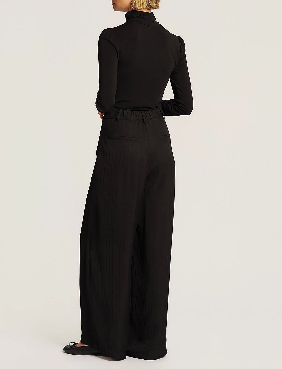 by Ti Mo - Jersey Turtleneck - rollkragenpullover - 099 - black - 4
