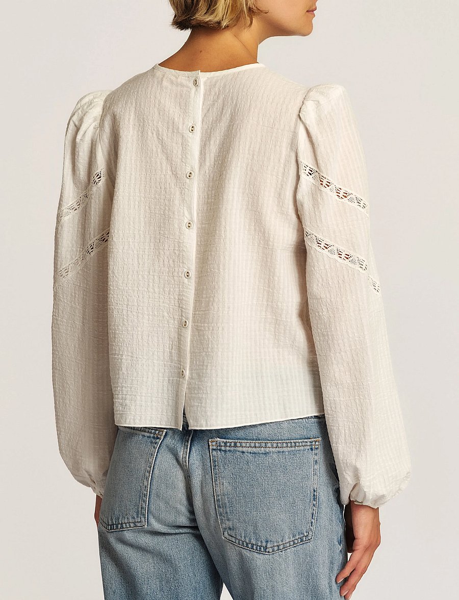 by Ti Mo - Bohemian Blouse - 003 - off white - 3