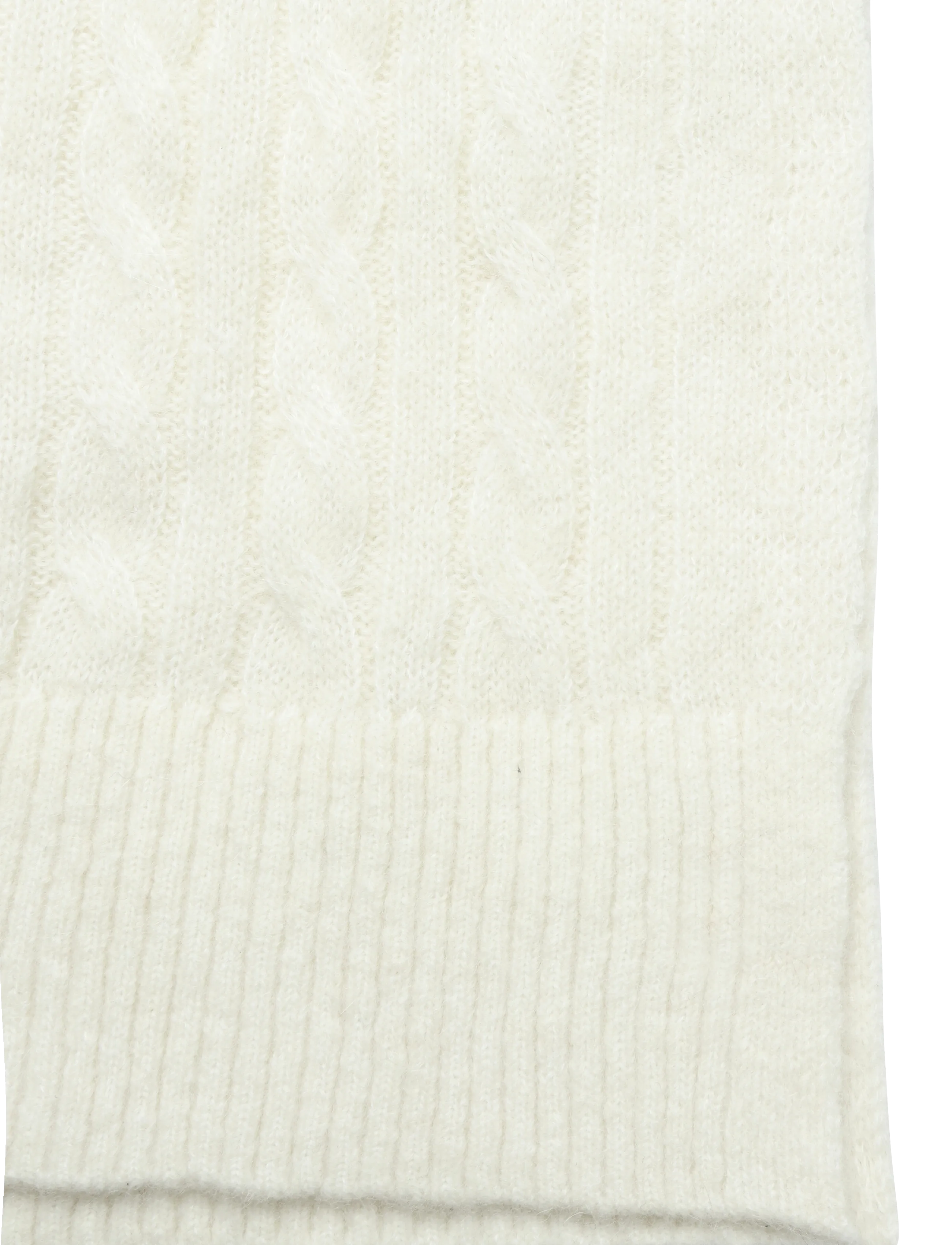 by Ti Mo - Cable Knit Midi Dress - strickkleider - off white - 4