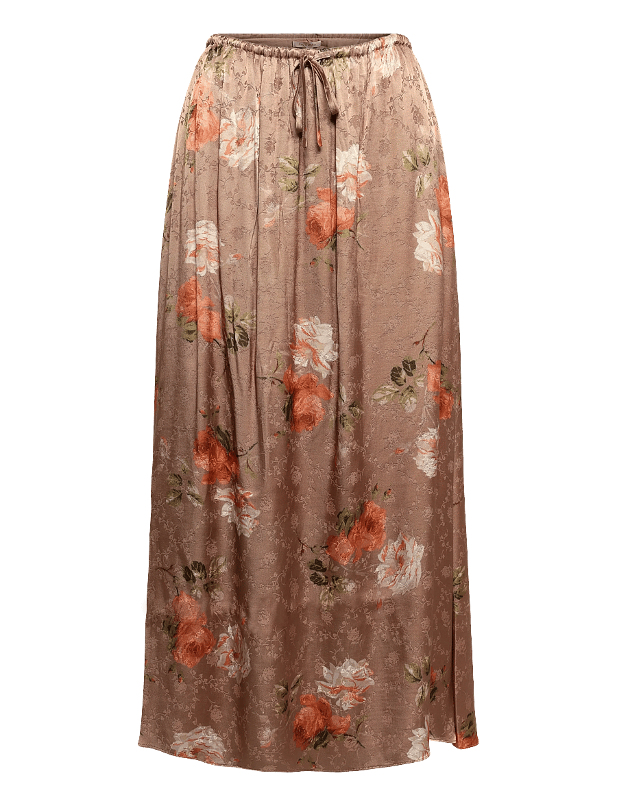 by Ti Mo - Jacquard Skirt - midi kjolar - soft bloom - 0