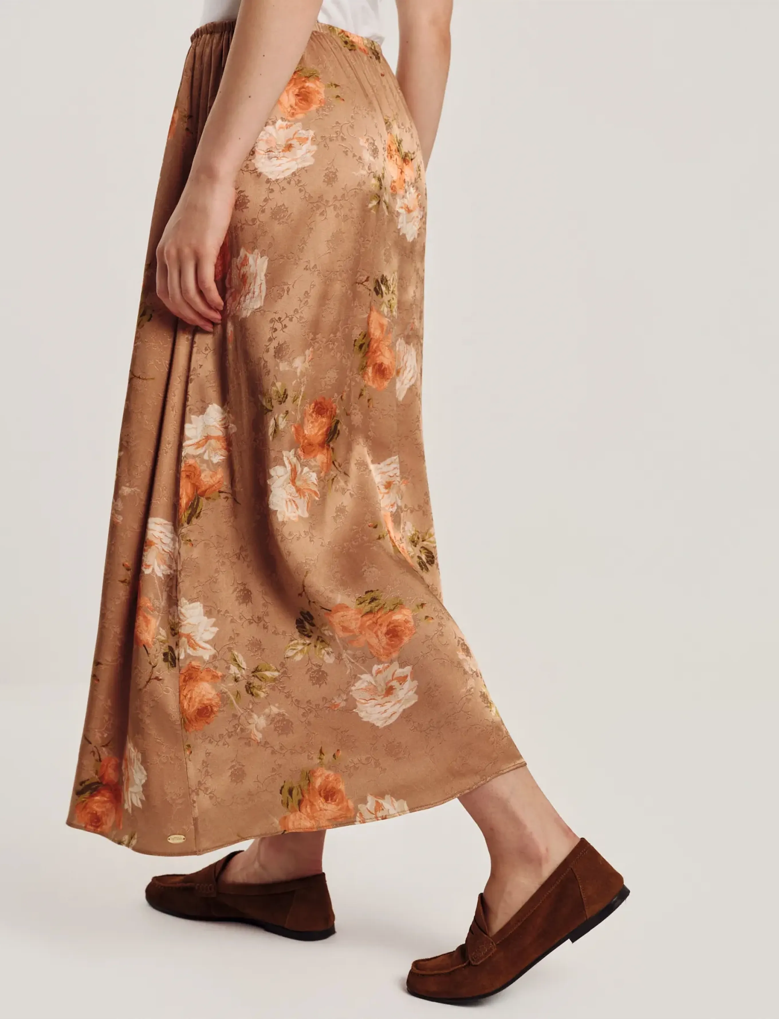 by Ti Mo - Jacquard Skirt - midi nederdele - soft bloom - 3