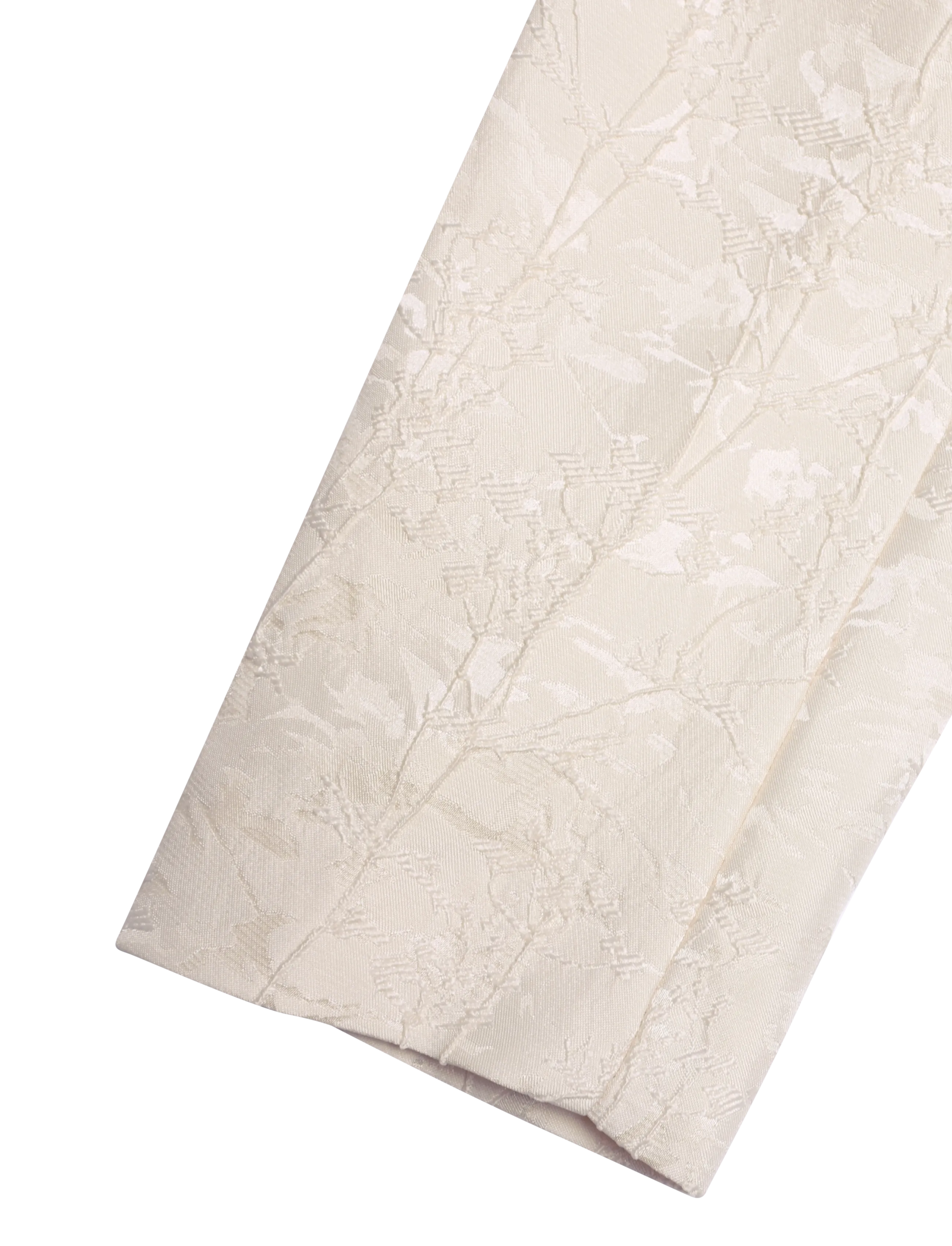 by Ti Mo - Brocade Blazer - enkelknäppta kavajer - vintage white - 3