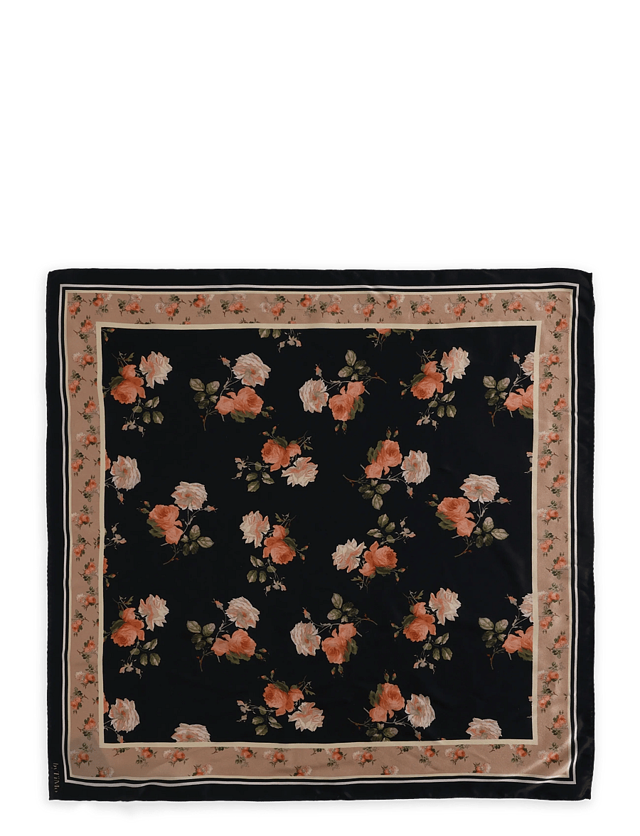 by Ti Mo - Silk Scarf 60x60 - blooming night - 1