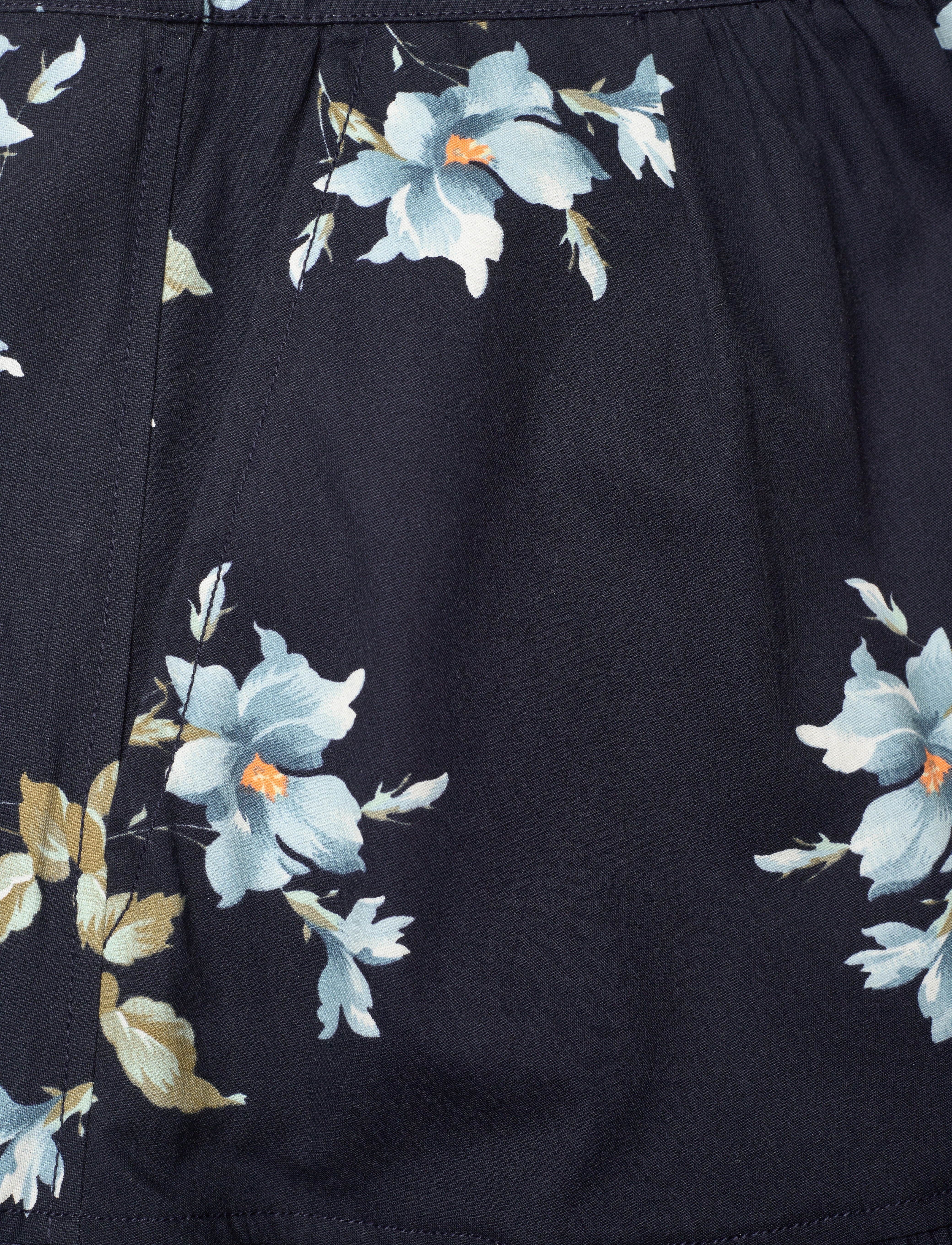 by Ti Mo - Structured Flowy Skirt - 244 - blue bouquet - 4