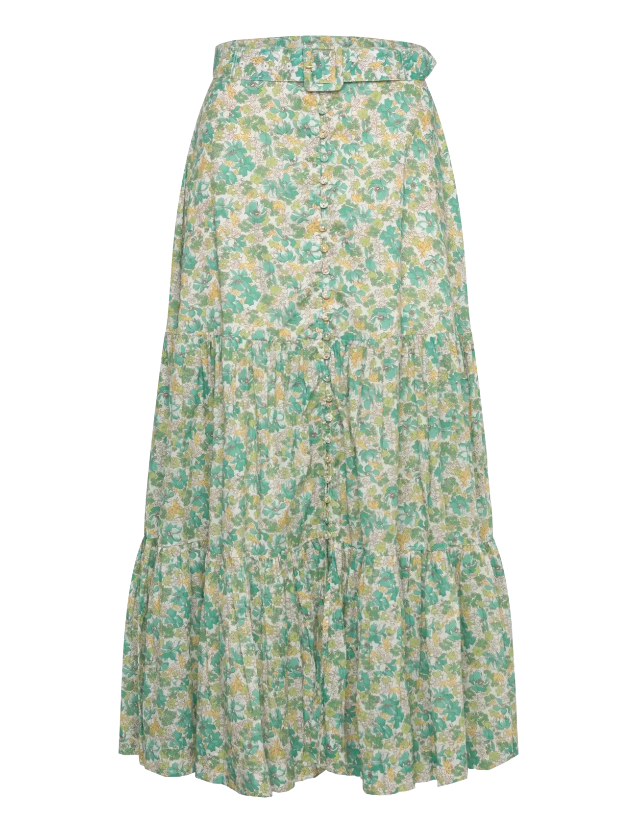 by Ti Mo Cotton Party Skirt - Tøj - 213 - ANEMONE / green
