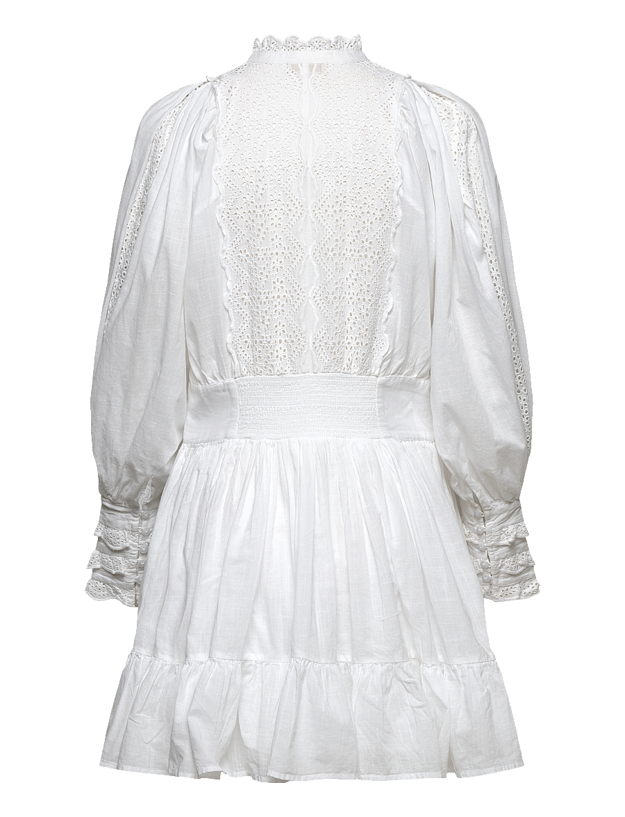 by Ti Mo - Cotton Slub Mini Dress - 001 - white - 1