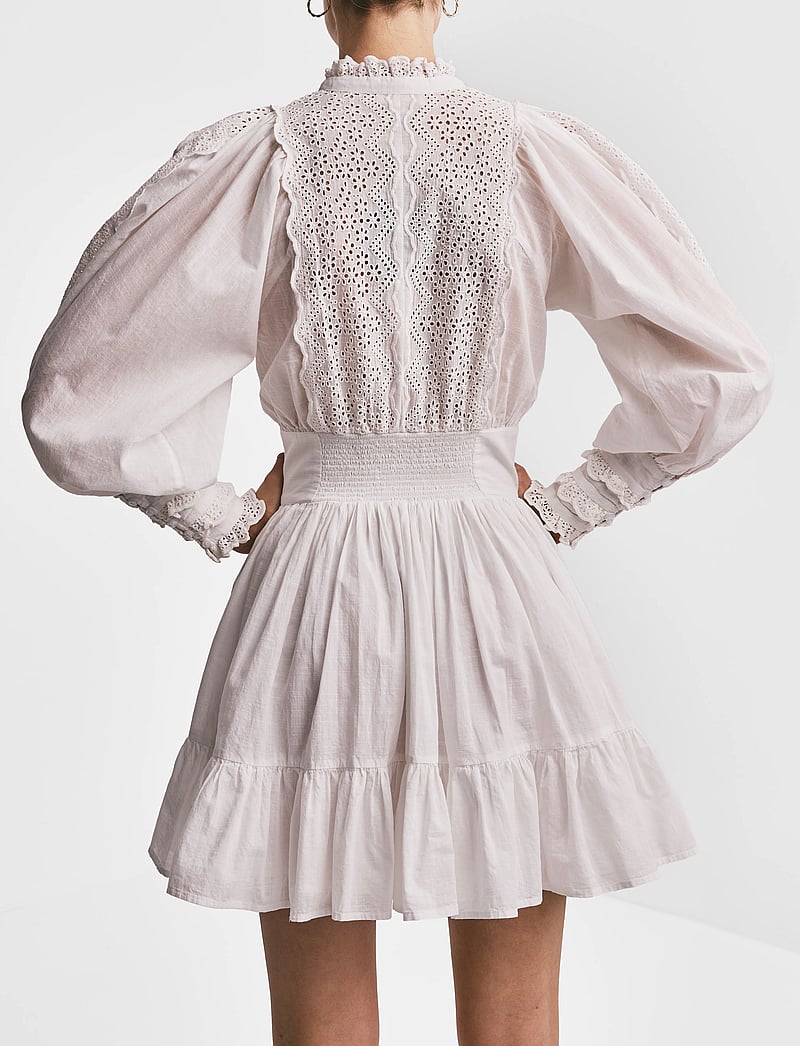 by Ti Mo - Cotton Slub Mini Dress - summer dresses - 001 - white - 4