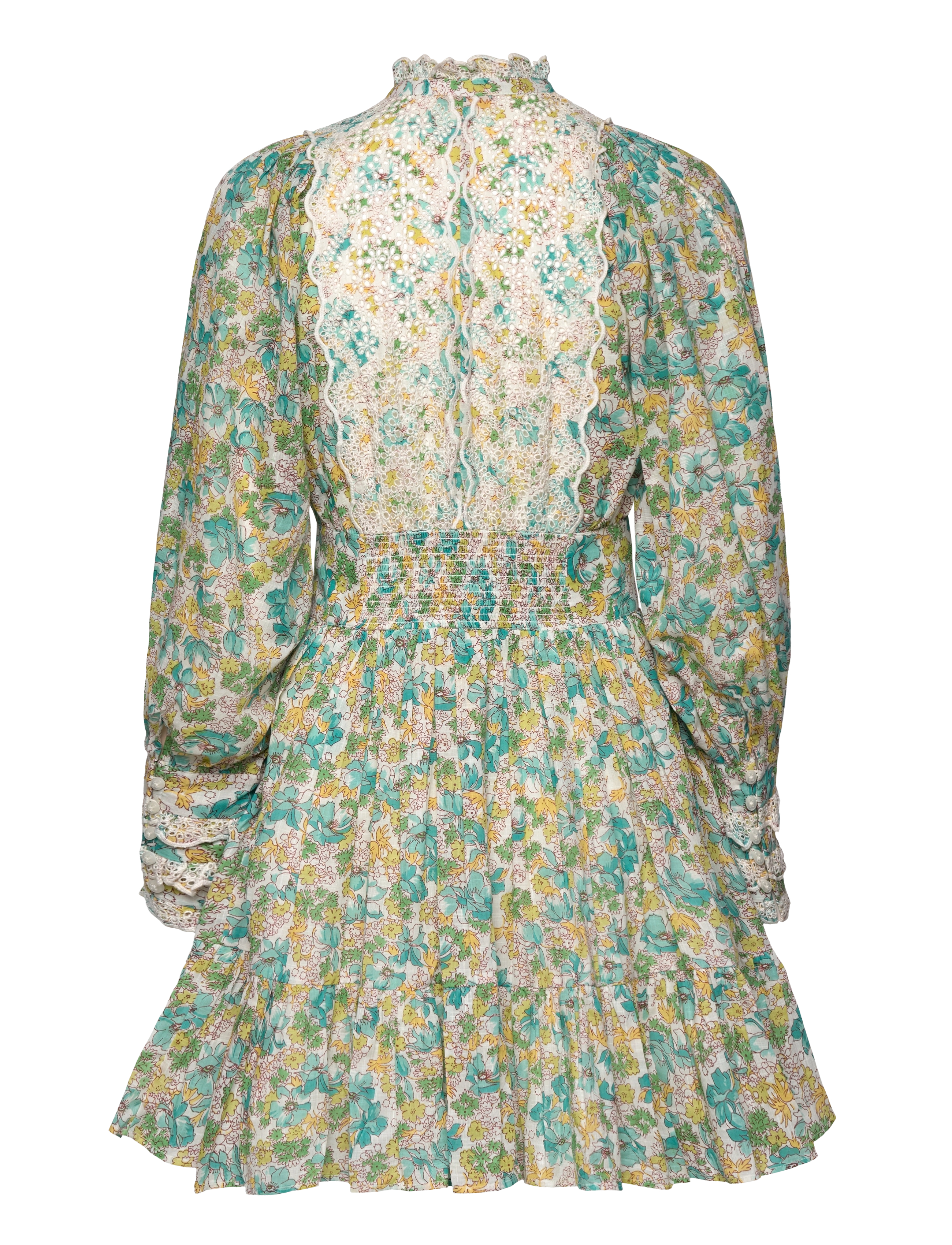 by Ti Mo - Cotton Slub Mini Dress - 233 - anemone fields - 2