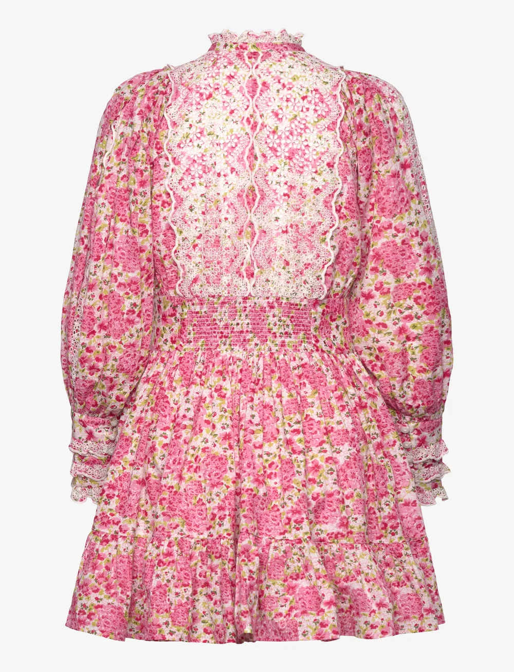 by Ti Mo - Cotton Slub Mini Dress - konfirmation - 234 - summer fields - 2