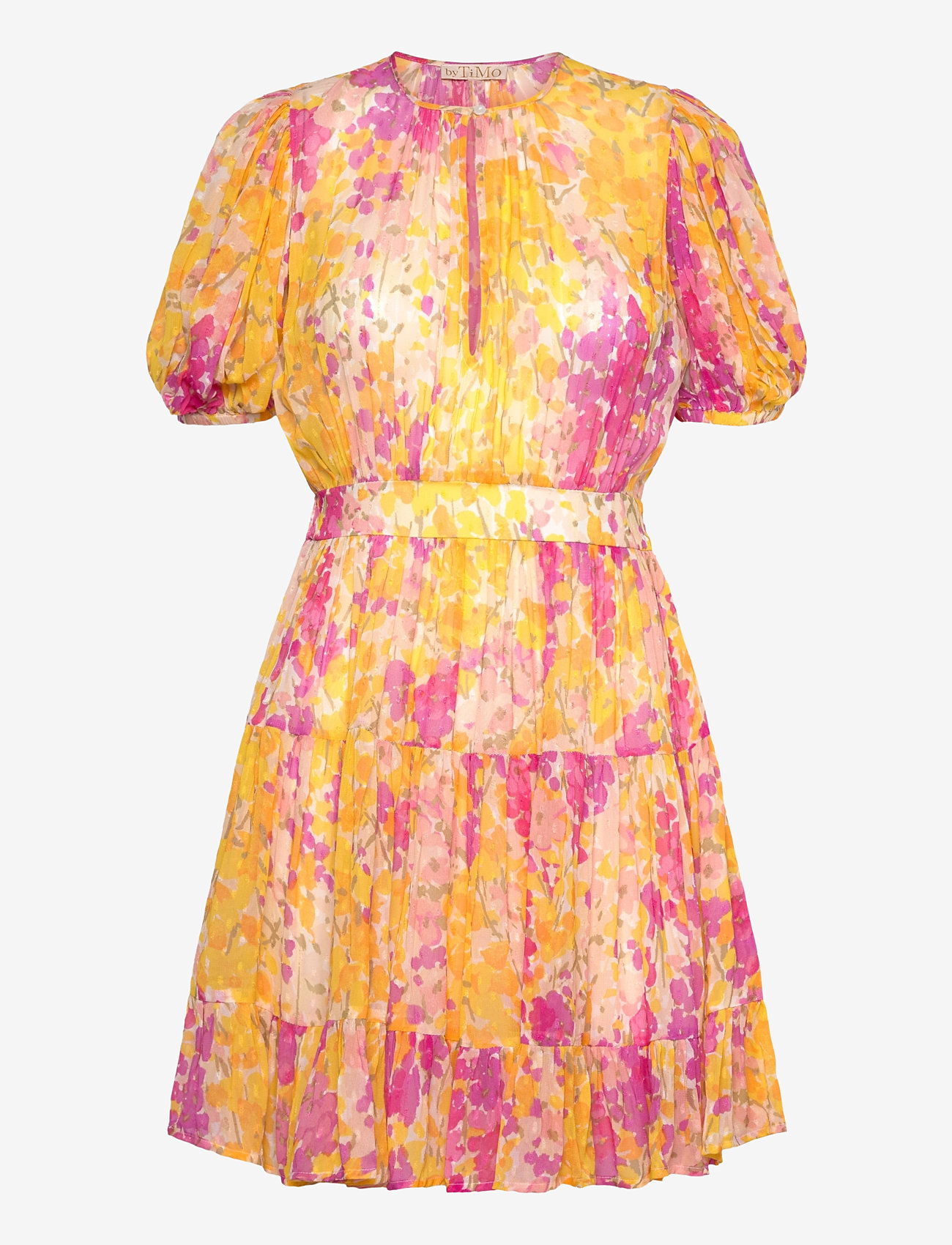 by Ti Mo - Dotted Georgette Mini Dress - suvekleidid - 201 - poppy - 1