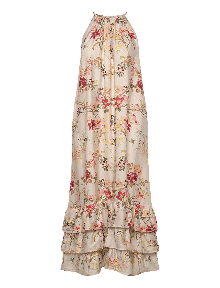 by Ti Mo - Viscose Halterneck Dress - 284 - botanical - 0