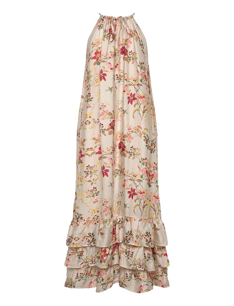by Ti Mo - Viscose Halterneck Dress - sommerkjoler - 284 - botanical - 1