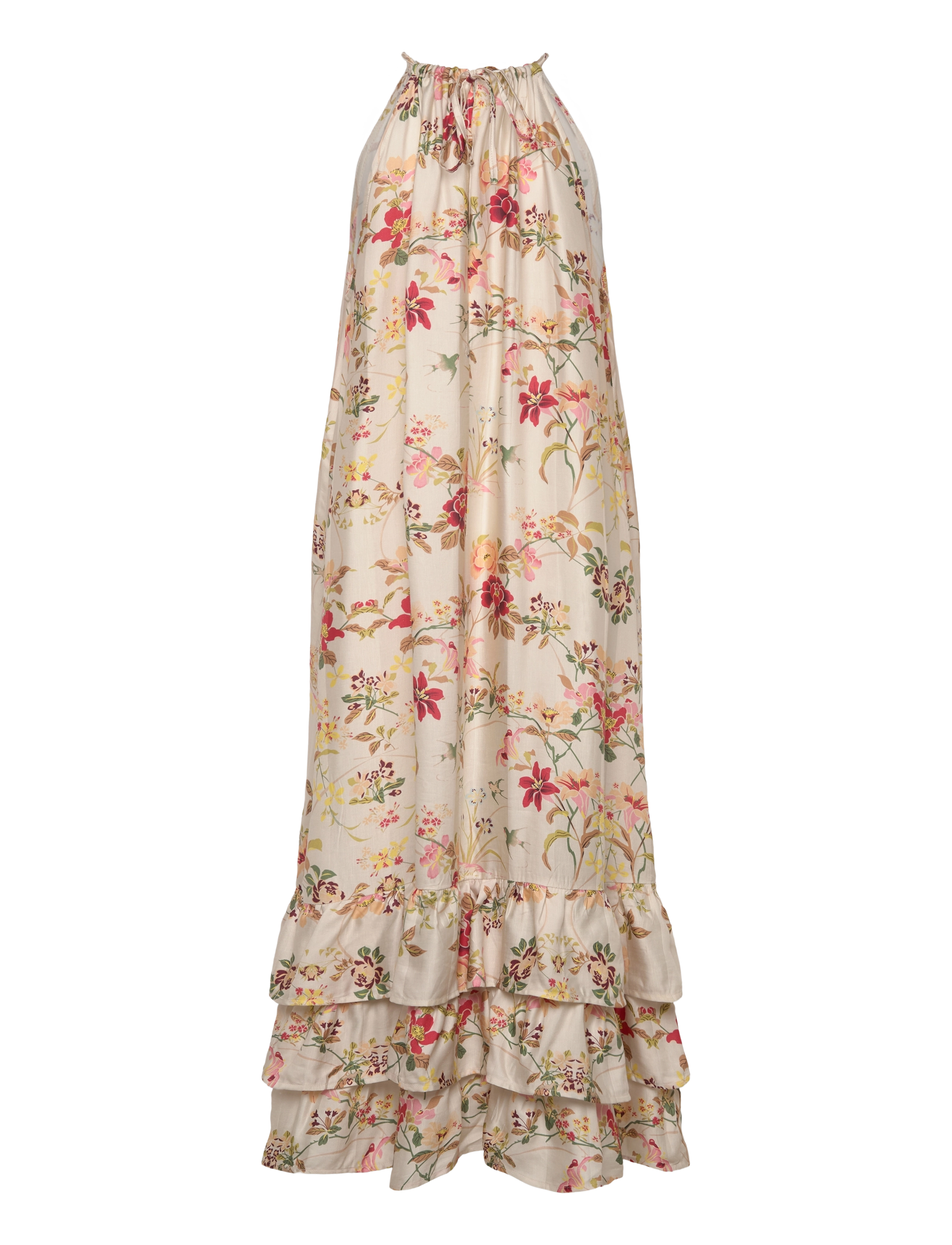 by Ti Mo - Viscose Halterneck Dress - 284 - botanical - 1