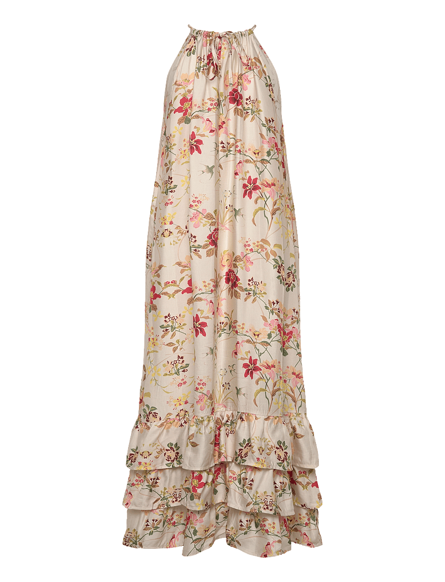 by Ti Mo - Viscose Halterneck Dress - 284 - botanical - 1