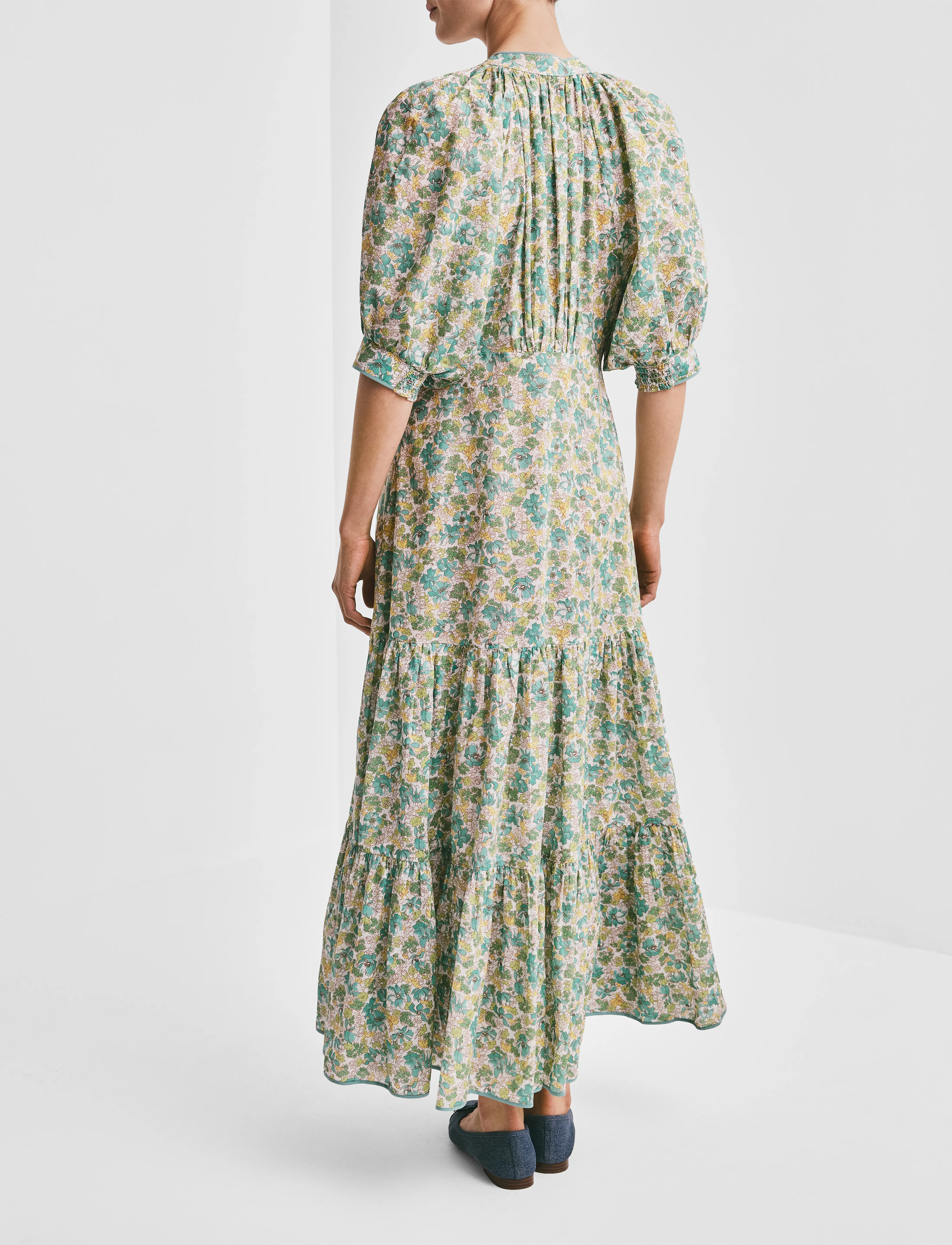 by Ti Mo - Cotton Party Maxi Dress - 213 - anemone - 4