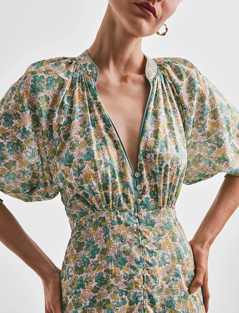 by Ti Mo - Cotton Party Maxi Dress - maxiklänningar - 213 - anemone - 5