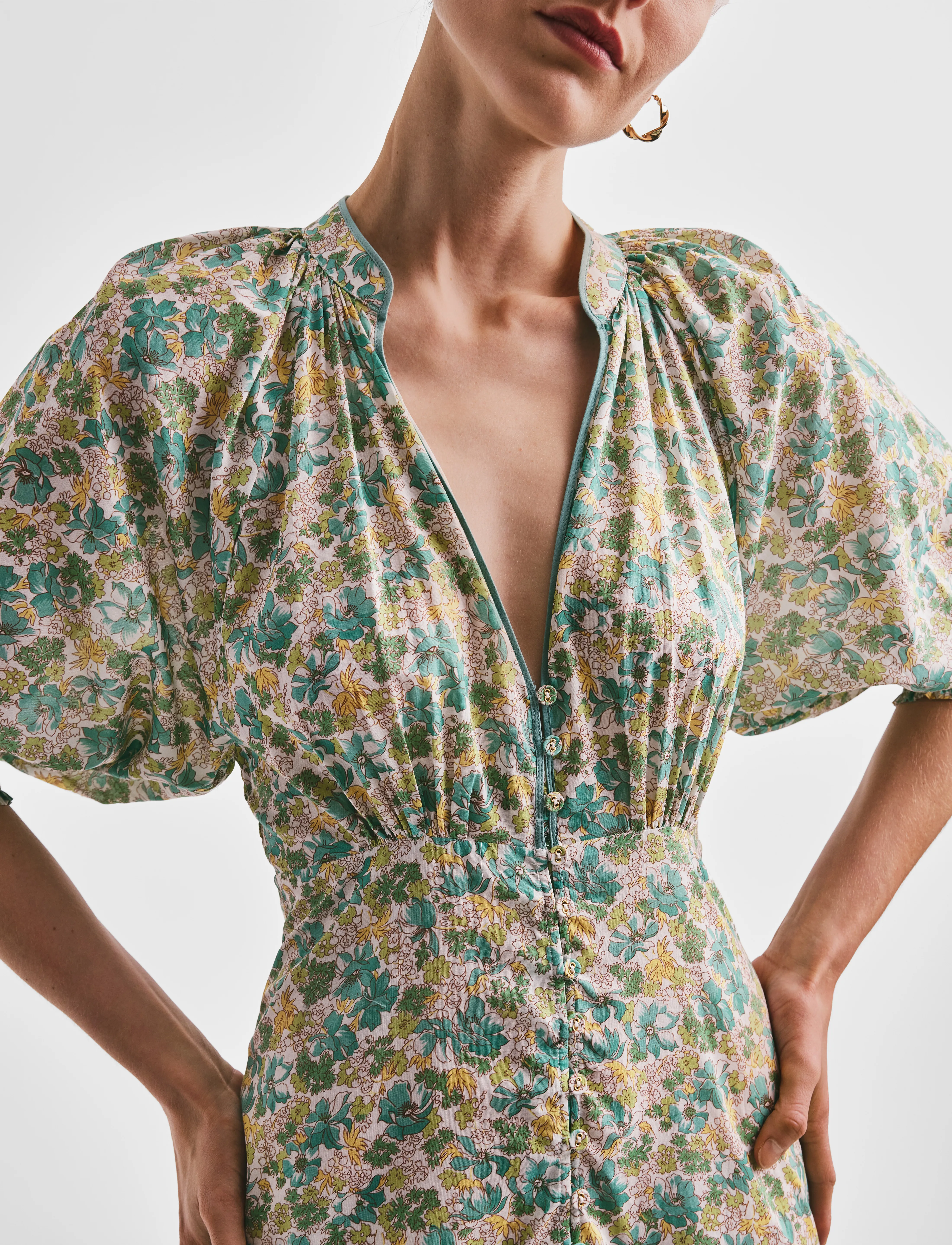 by Ti Mo - Cotton Party Maxi Dress - 213 - anemone - 5