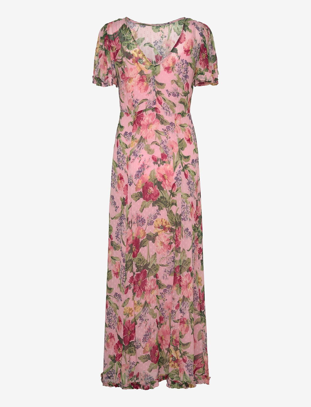 by Ti Mo - Dotted Georgette Maxi Dress - summer dresses - 280 - pink blossom - 1